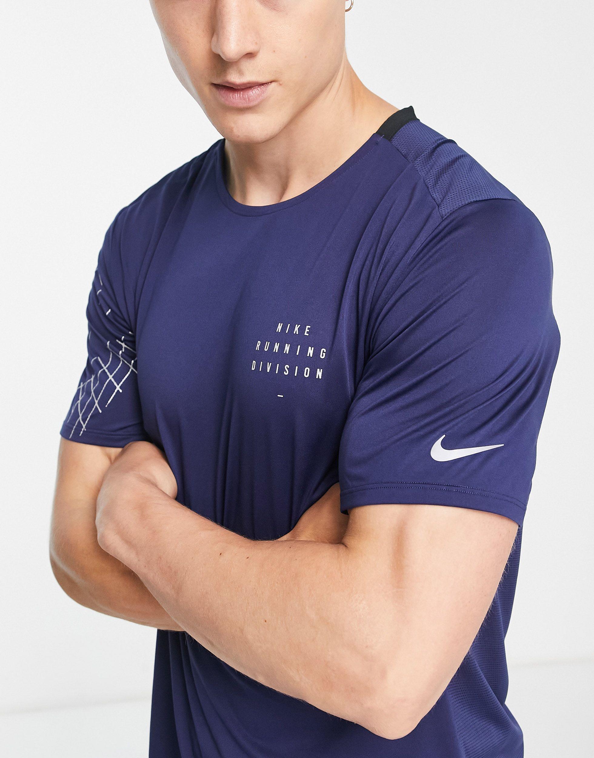 Camiseta con estampado gráfico reflectante run division 365 dri-fit Nike de  hombre de color Azul | Lyst