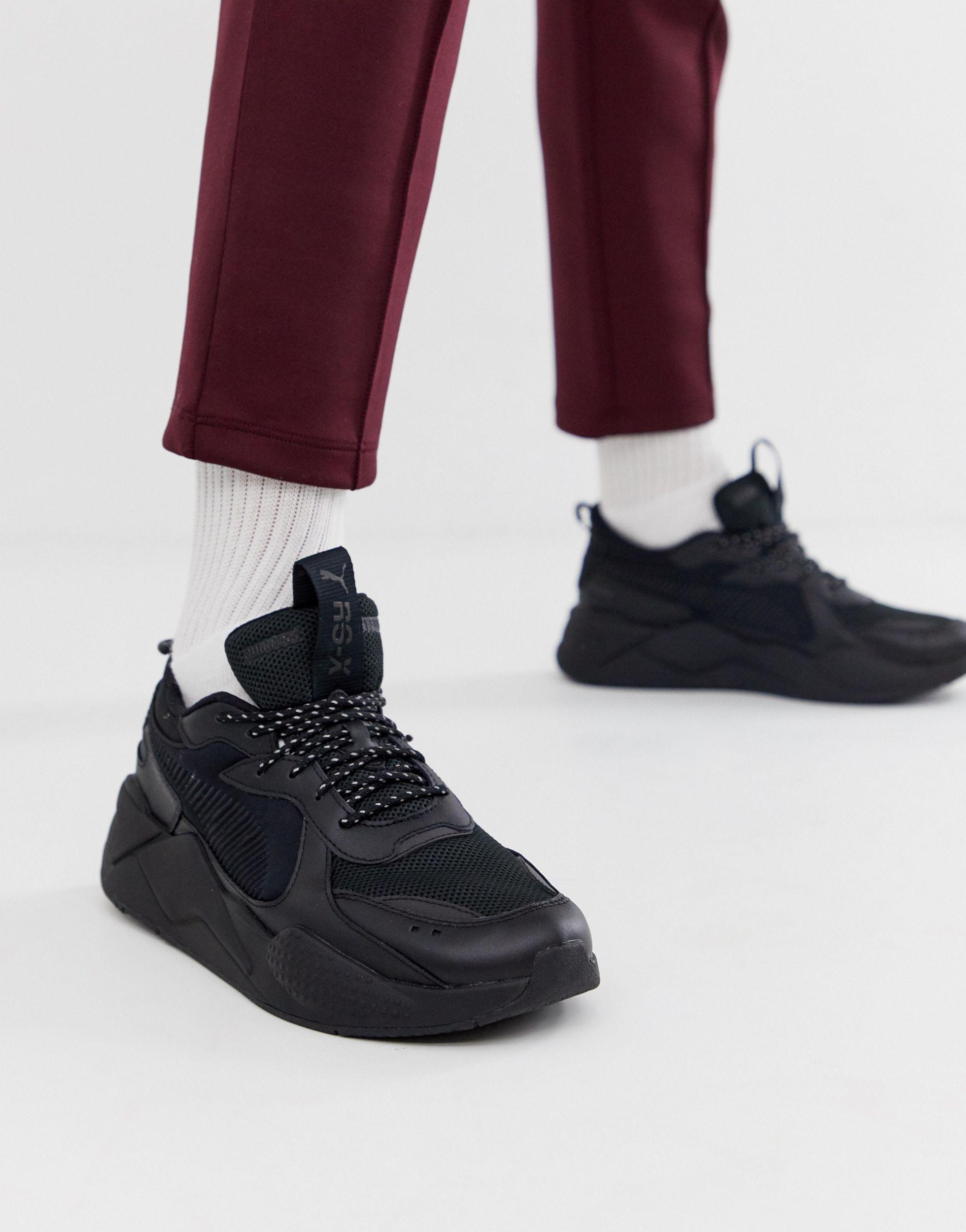 PUMA Leather Rs-x in Black | Lyst