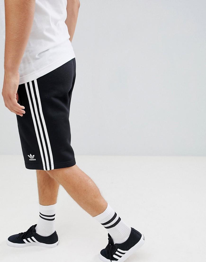 Hombre De Negros 3 Rayas Dh5798 Pantalones Punto Con Cortos 45AjLR