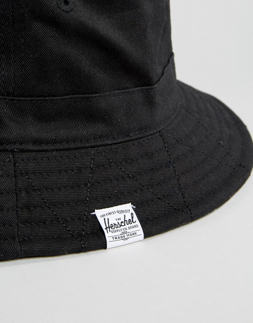 Herschel Supply Co. Cotton Herschel Bucket Hat In Black | Lyst