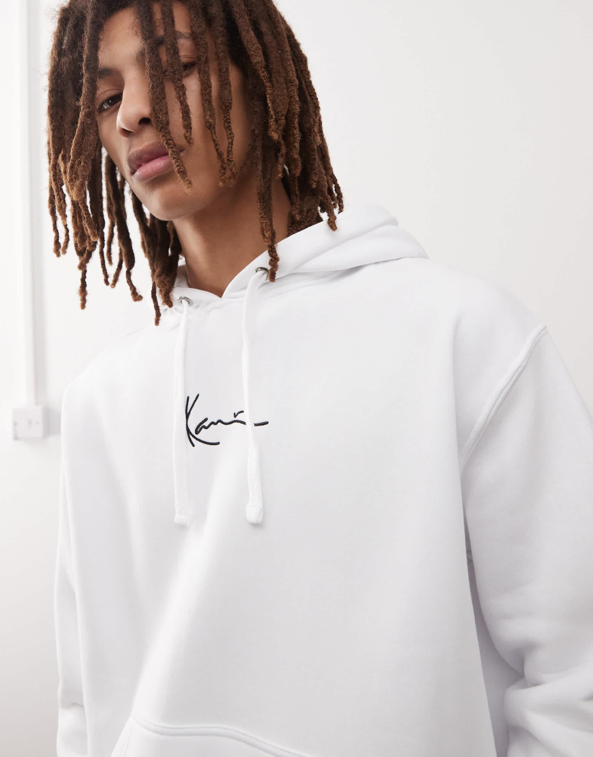 Karl kani hoodie white hot sale