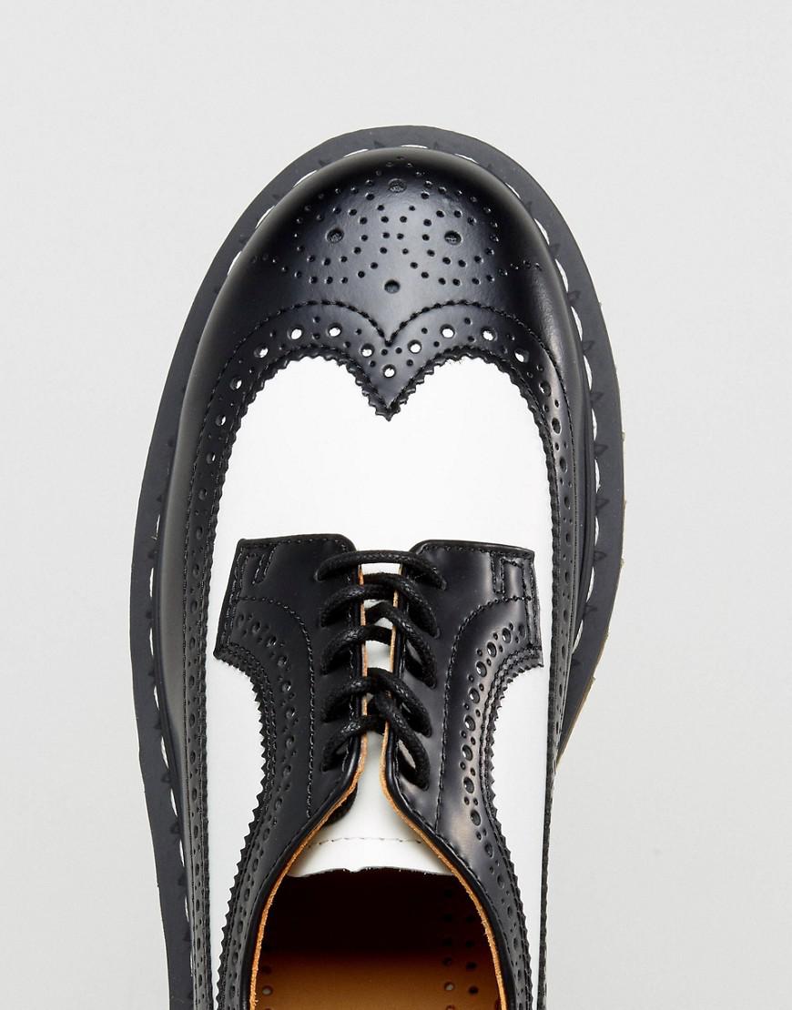 dr martens two tone brogues