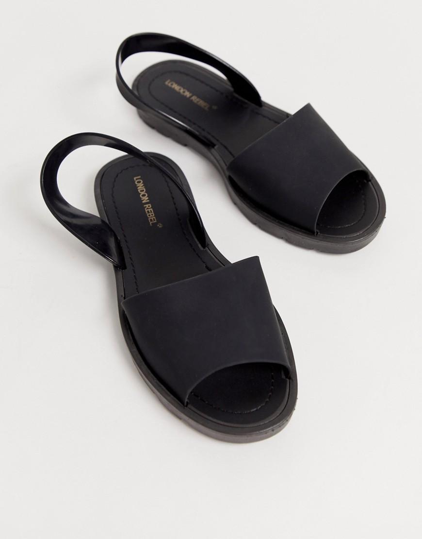 jelly slingback sandals