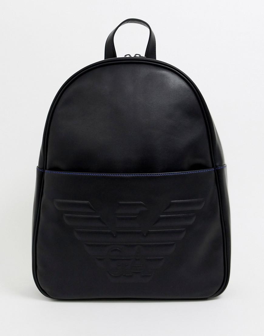 emporio armani metal eagle backpack