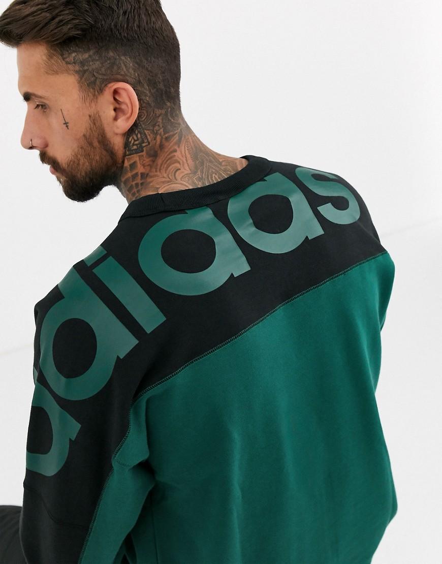 adidas Originals Vocal Sweatshirt With Logo Back Print in Green for Men |  Lyst