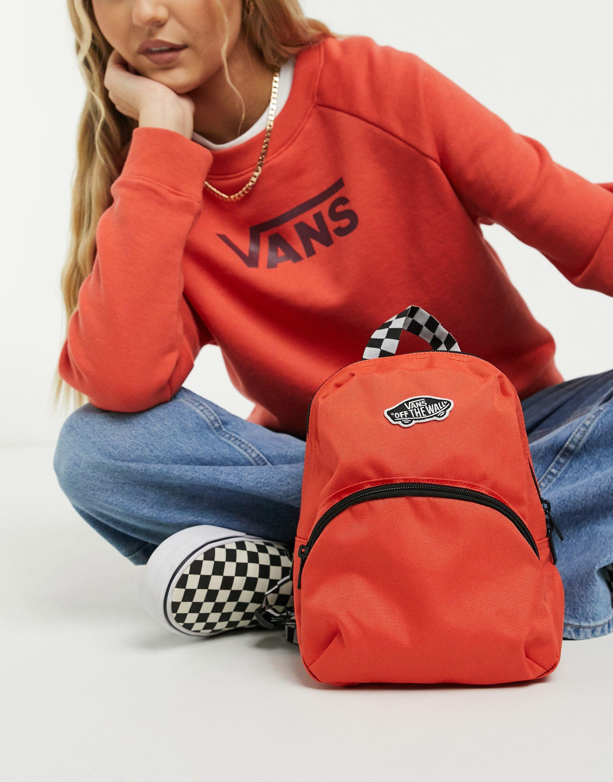 Vans Got This Mini Backpack in Red Save 61 Lyst