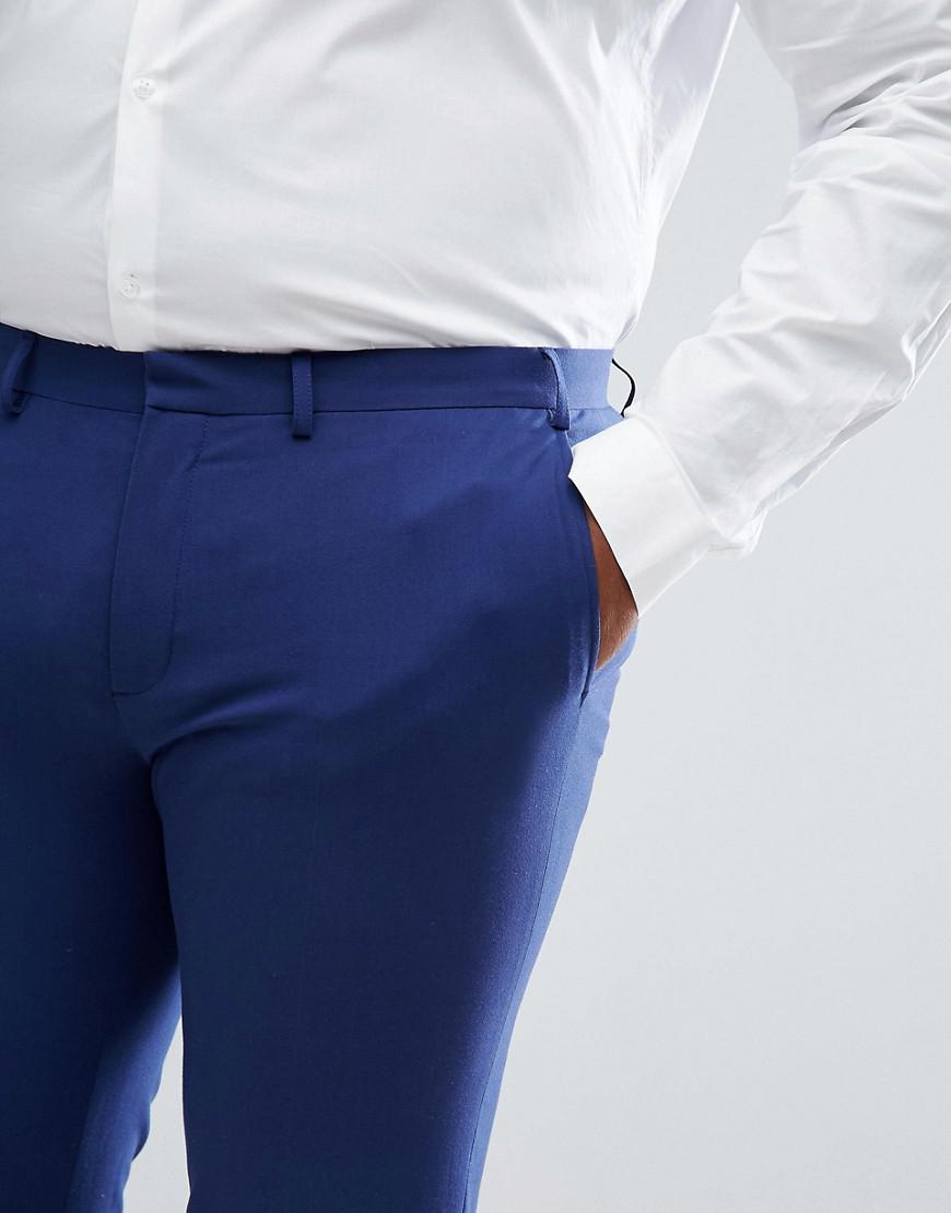 royal blue pant white shirt