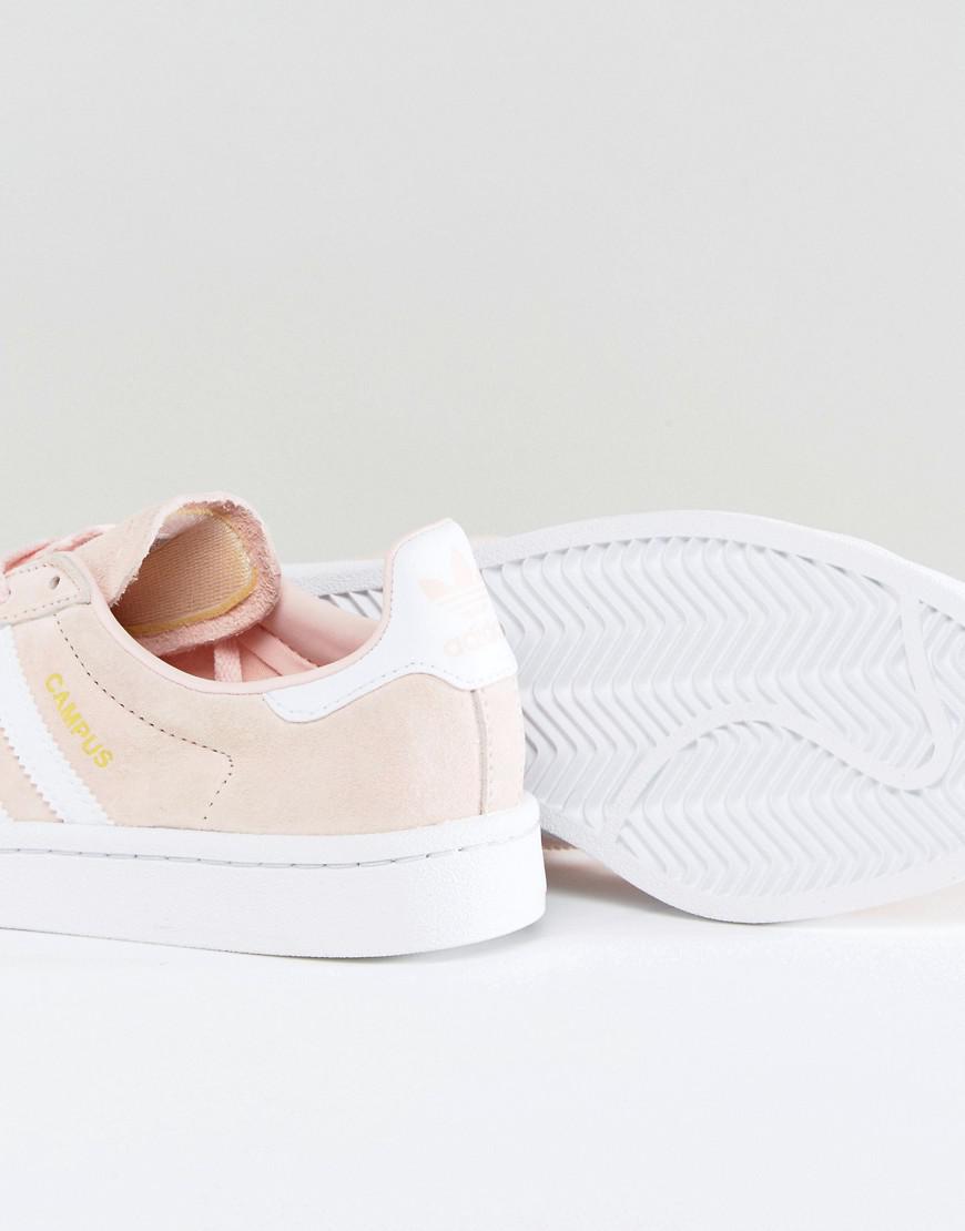 adidas Originals Originals Campus Sneaker In Pale Pink - Lyst