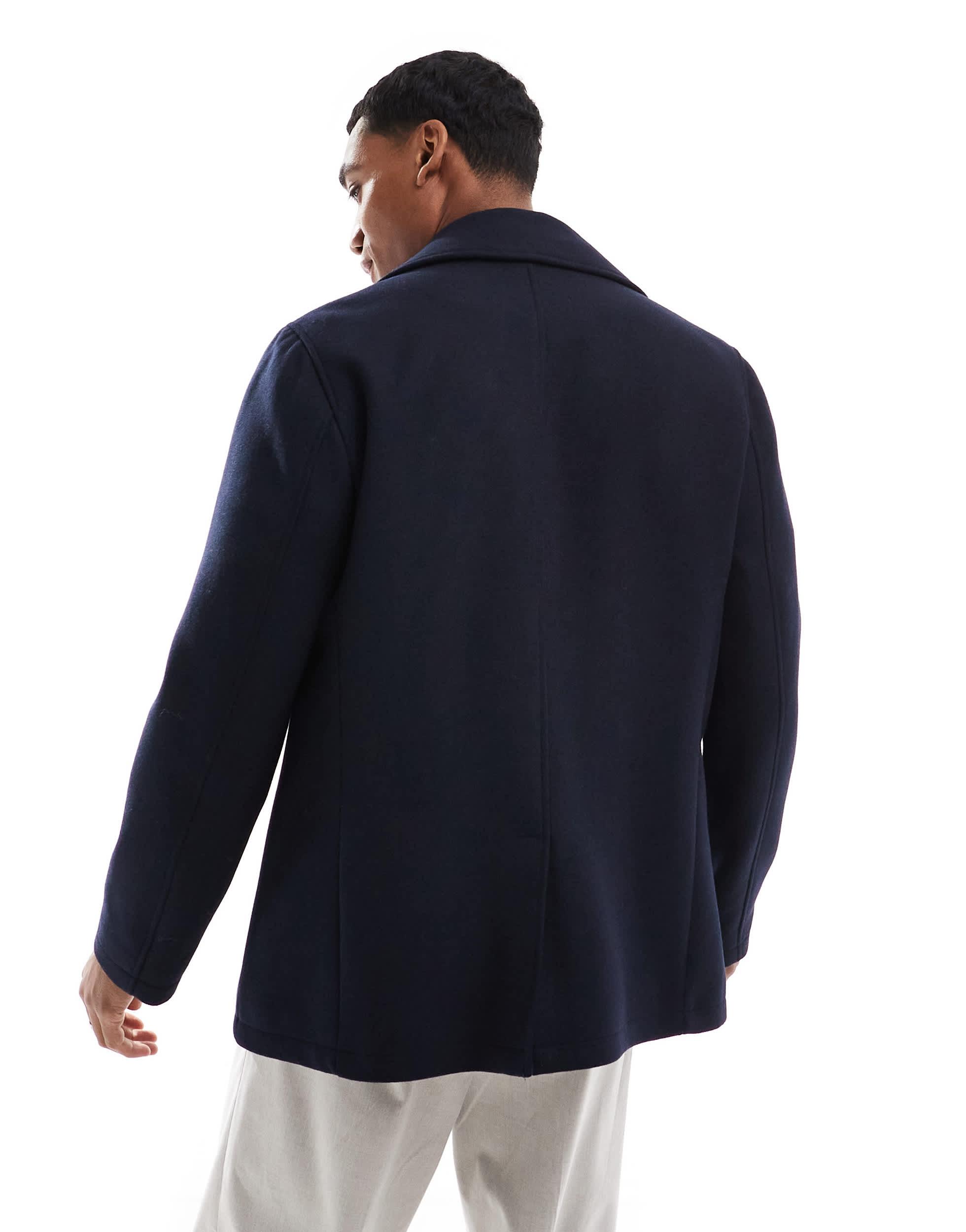 Manteau Homme French Connection - Bleu Marine, Taille Moyenne, Occasion Très Bon état