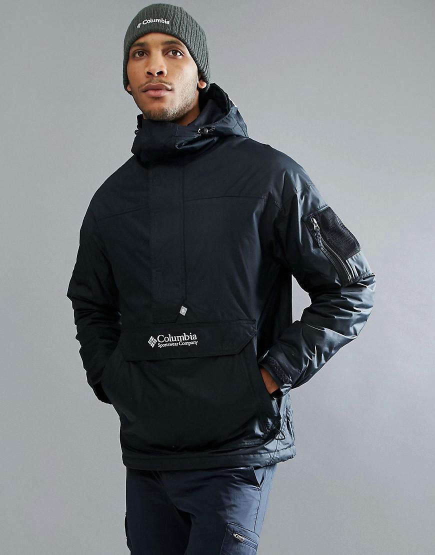 Columbia Challenger Pullover Jacket Hooded Insulated in Black for | Lyst