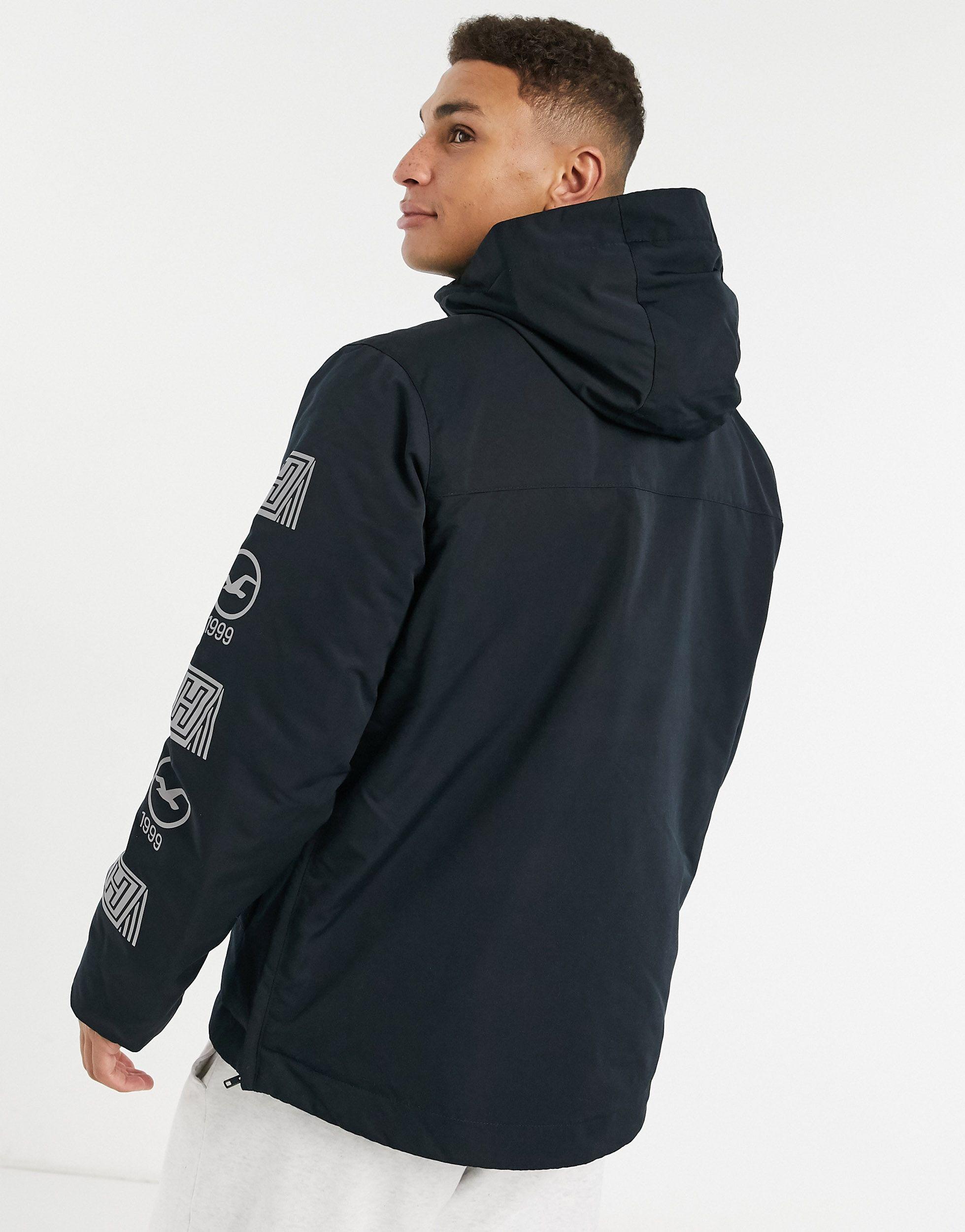 fleece jacket with lined sleeves