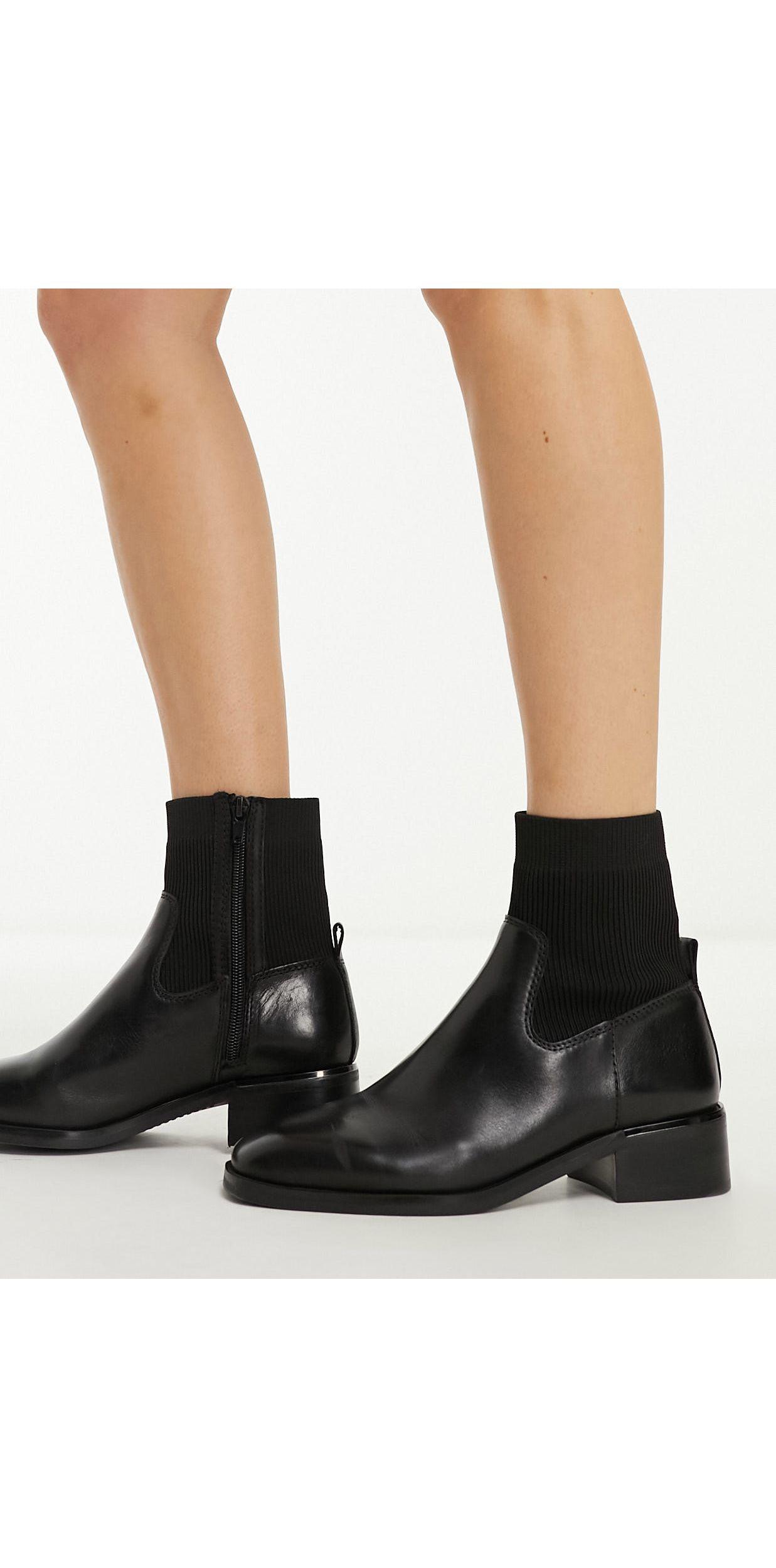 ALDO Kilcooly Knitted Ankle Boots in Black | Lyst Canada