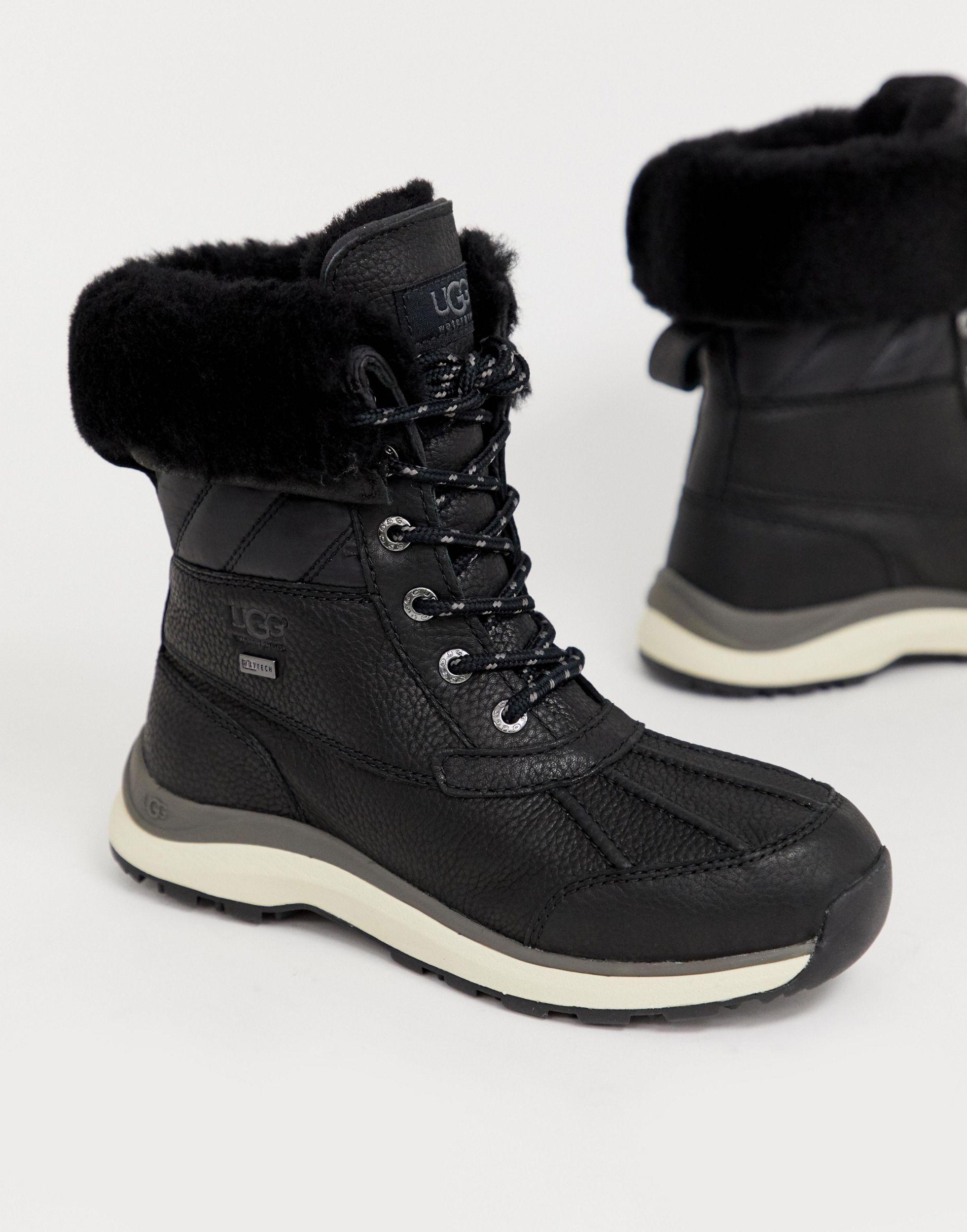 UGG Adirondack Quilted Ski Boot in Black - Lyst