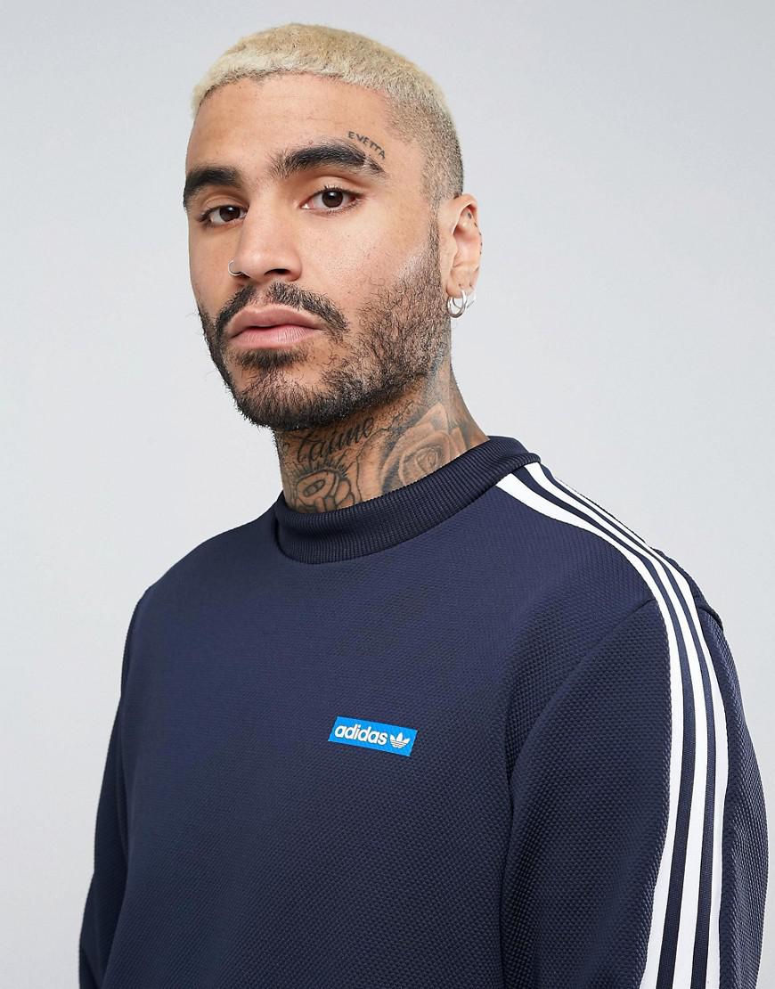Adidas Originals Synthetic Osaka Tennoji Crew Neck Sweatshirt In Navy Bs46 In Blue For Men Lyst Adidas Originals Synthetic Osaka Tennoji Crew Neck Sweatshirt In Navy Bs46 In Blue For Men Lyst