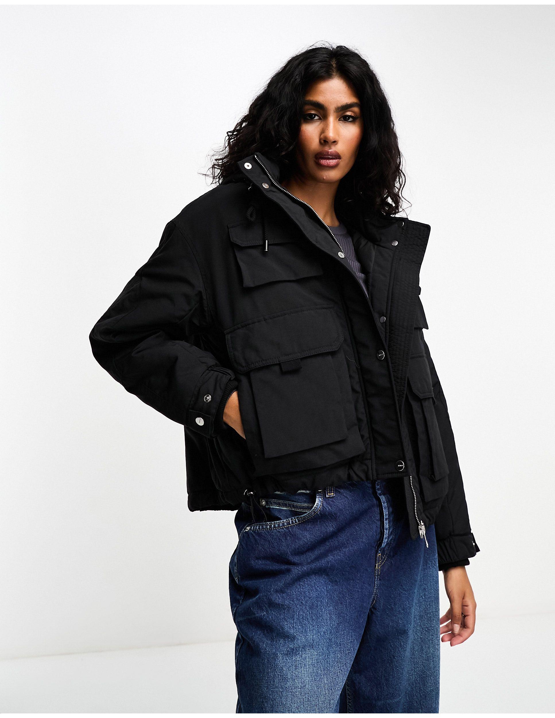 Bershka top hooded jacket