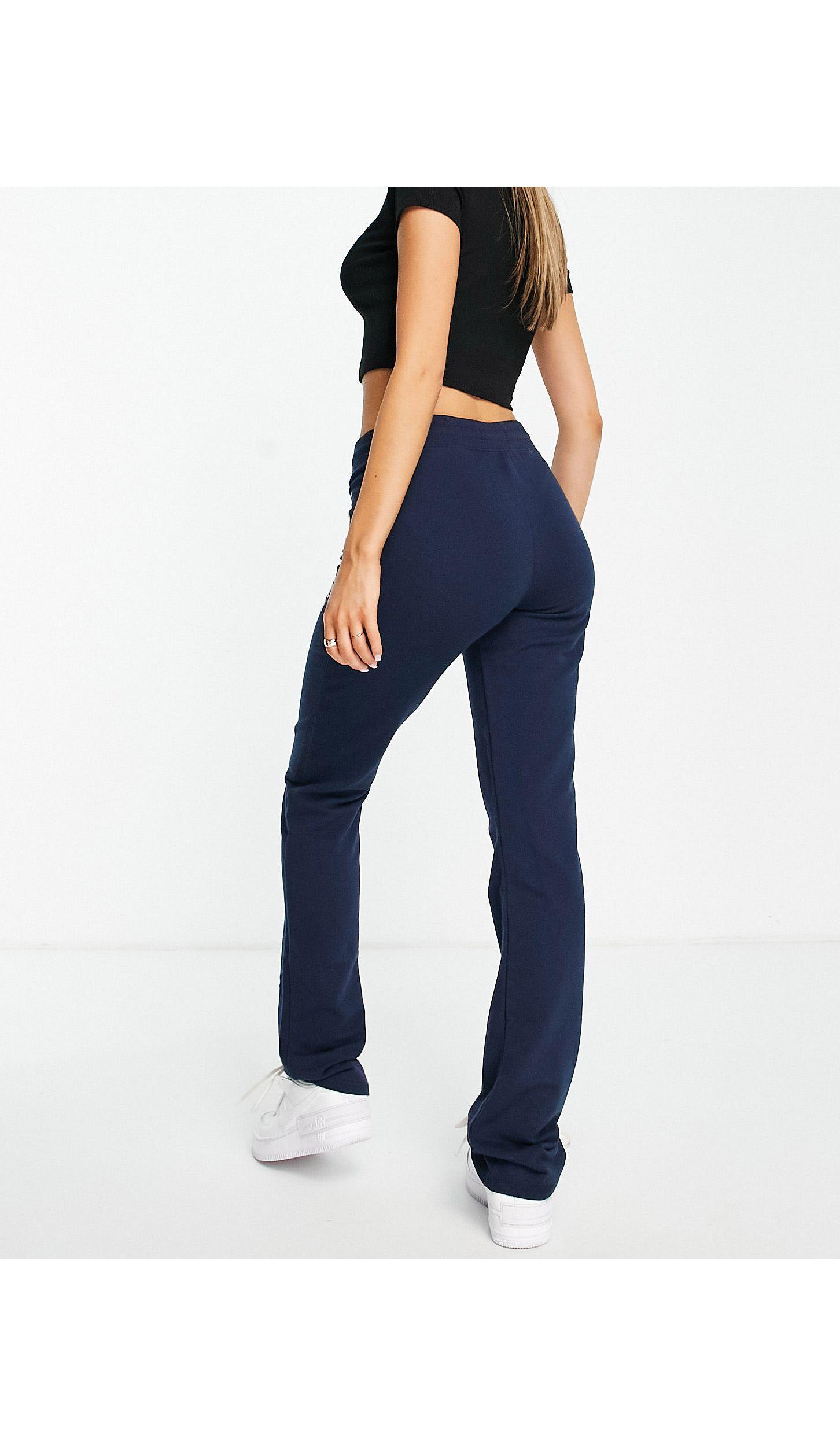 Hollister Straight Leg Logo joggers in Blue Lyst