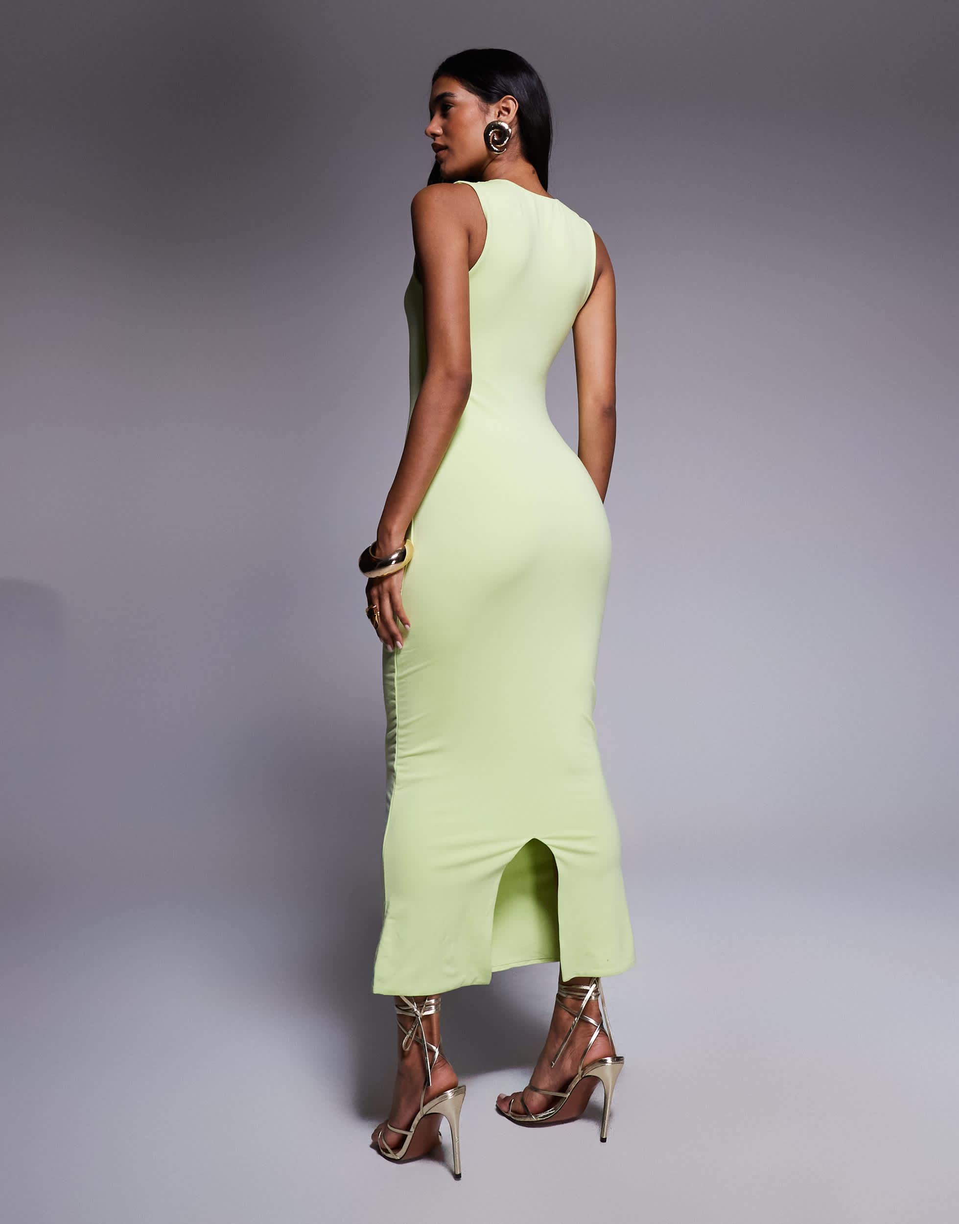 oh polly green midi dress Oscar Midi Dress Green