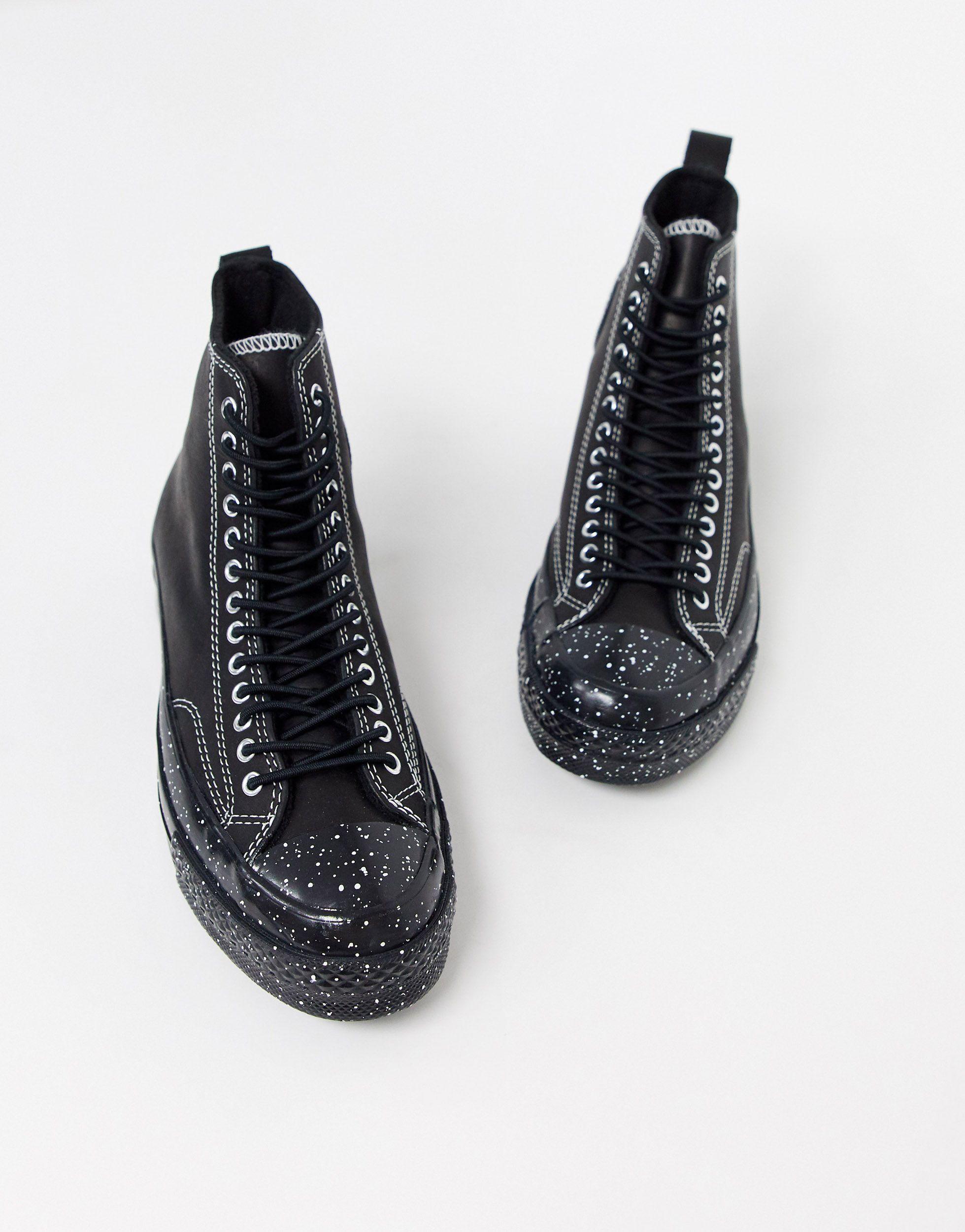 converse multi eyelet black