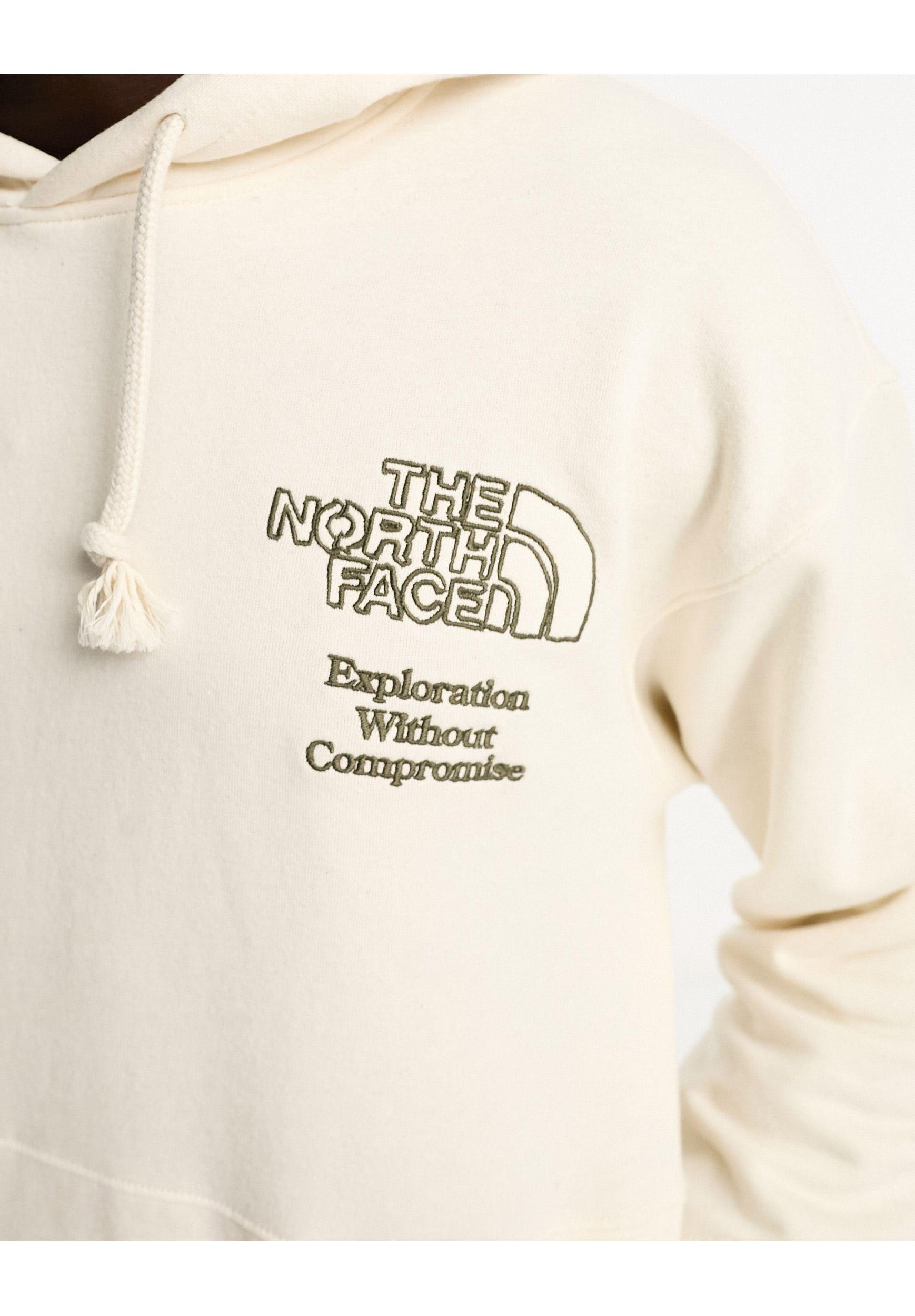 The North Face World Back Print Hoodie in Natural for Men Lyst
