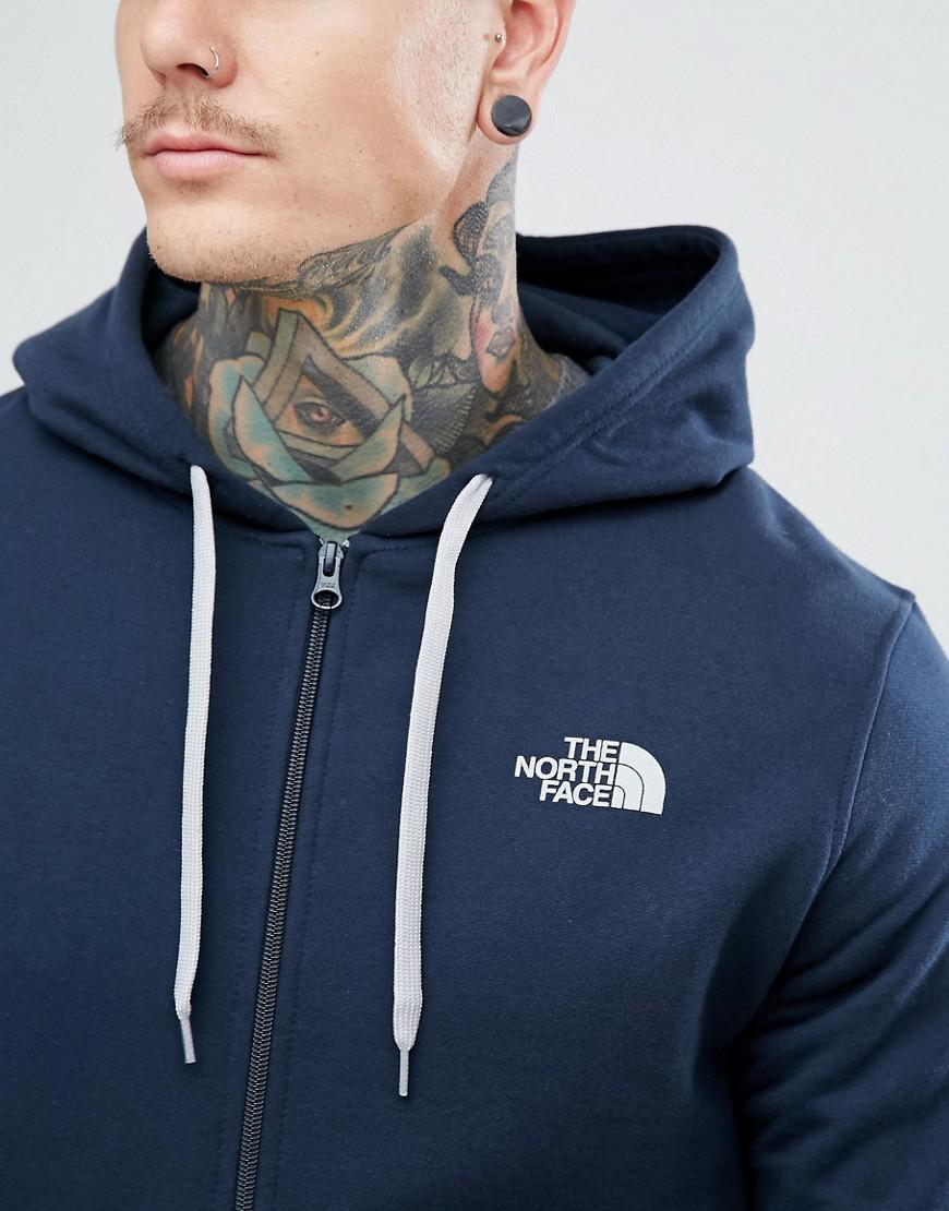 North Face Open Gate Hoodie Navy Online 