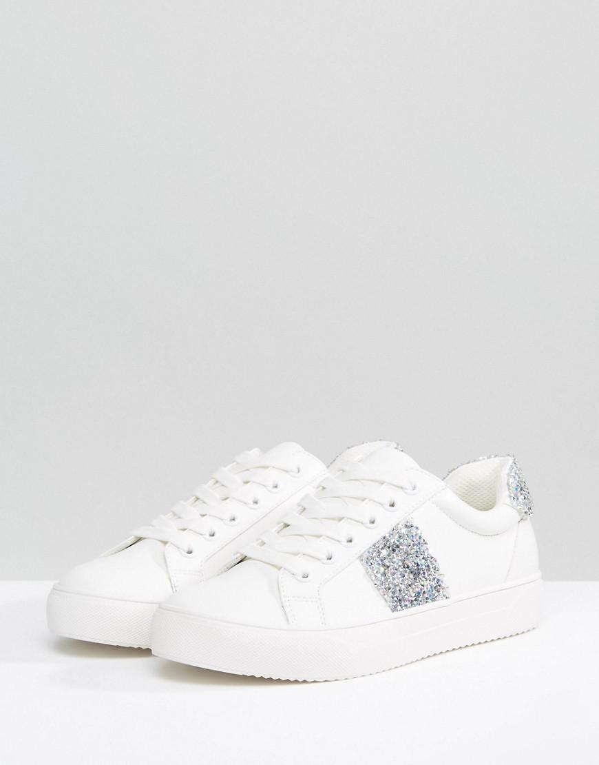 white sneakers new look