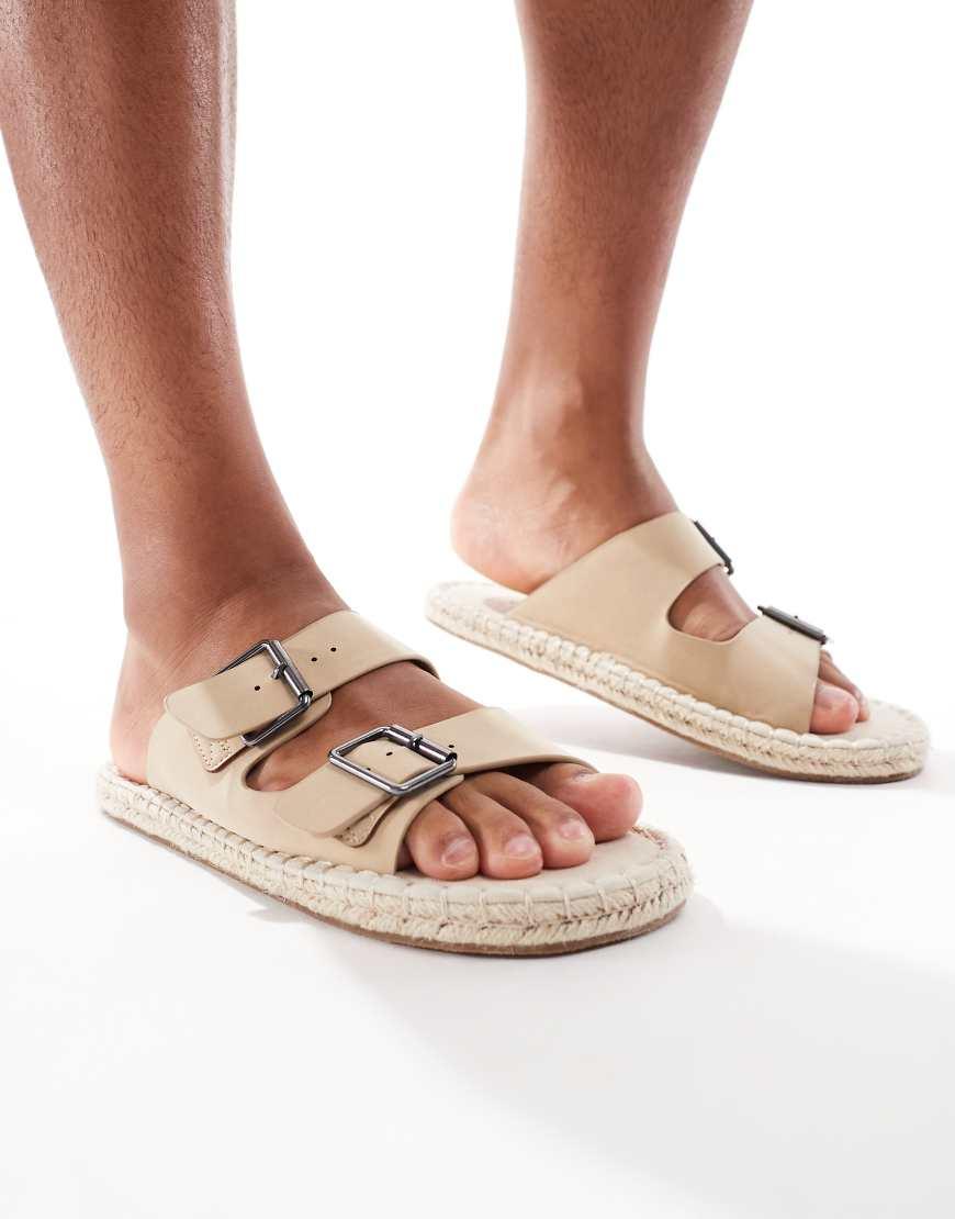 ASOS Two Strap Sandal Espadrilles in White for Men Lyst UK