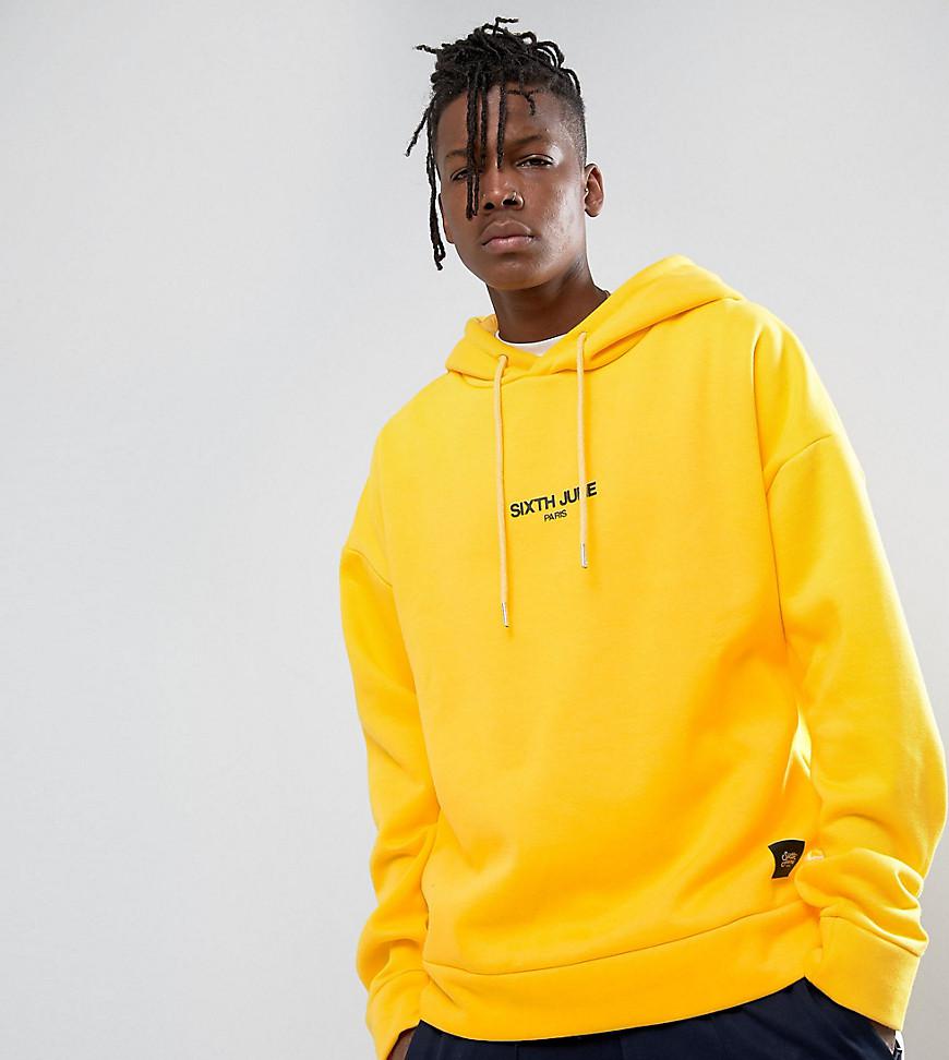 oversized hoodie yellow