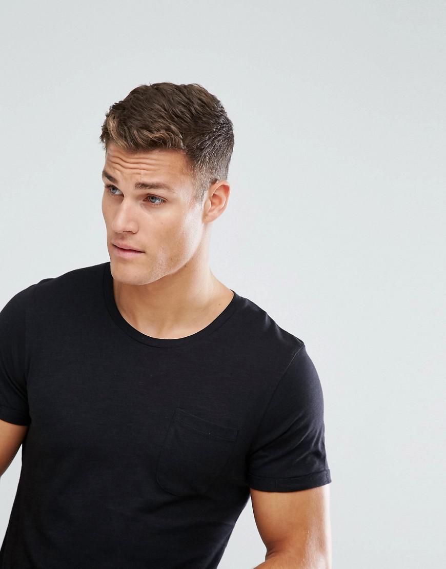 Produkt Pocket T-shirt In Slub Cotton in Black for Men | Lyst