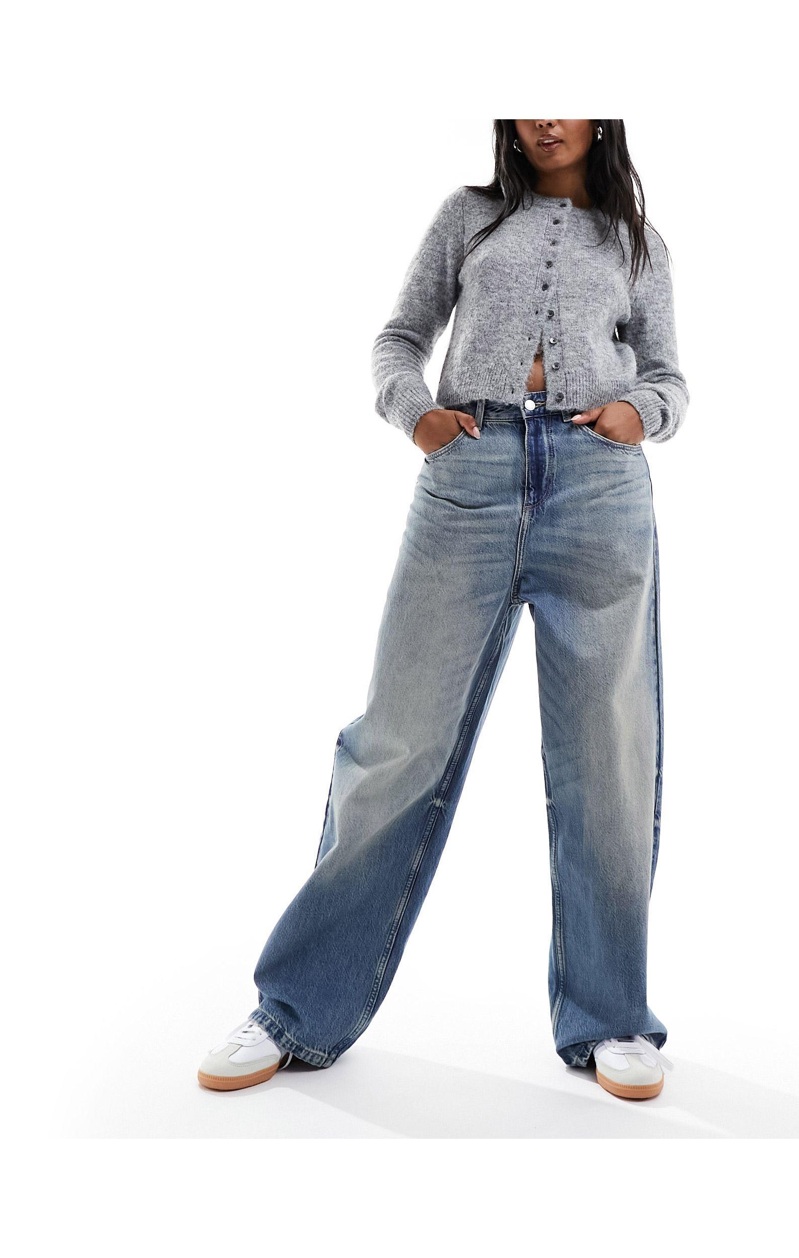 Bershka high cheap waist jeans