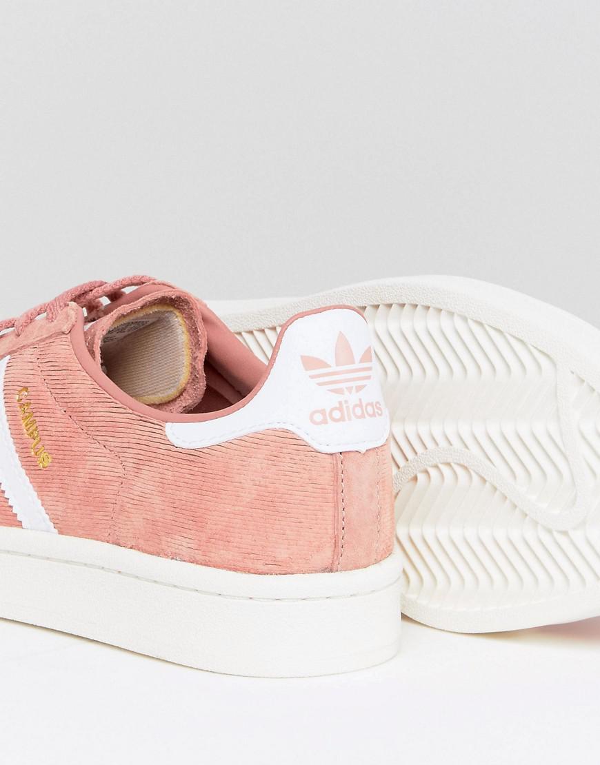 pink adidas campus trainers