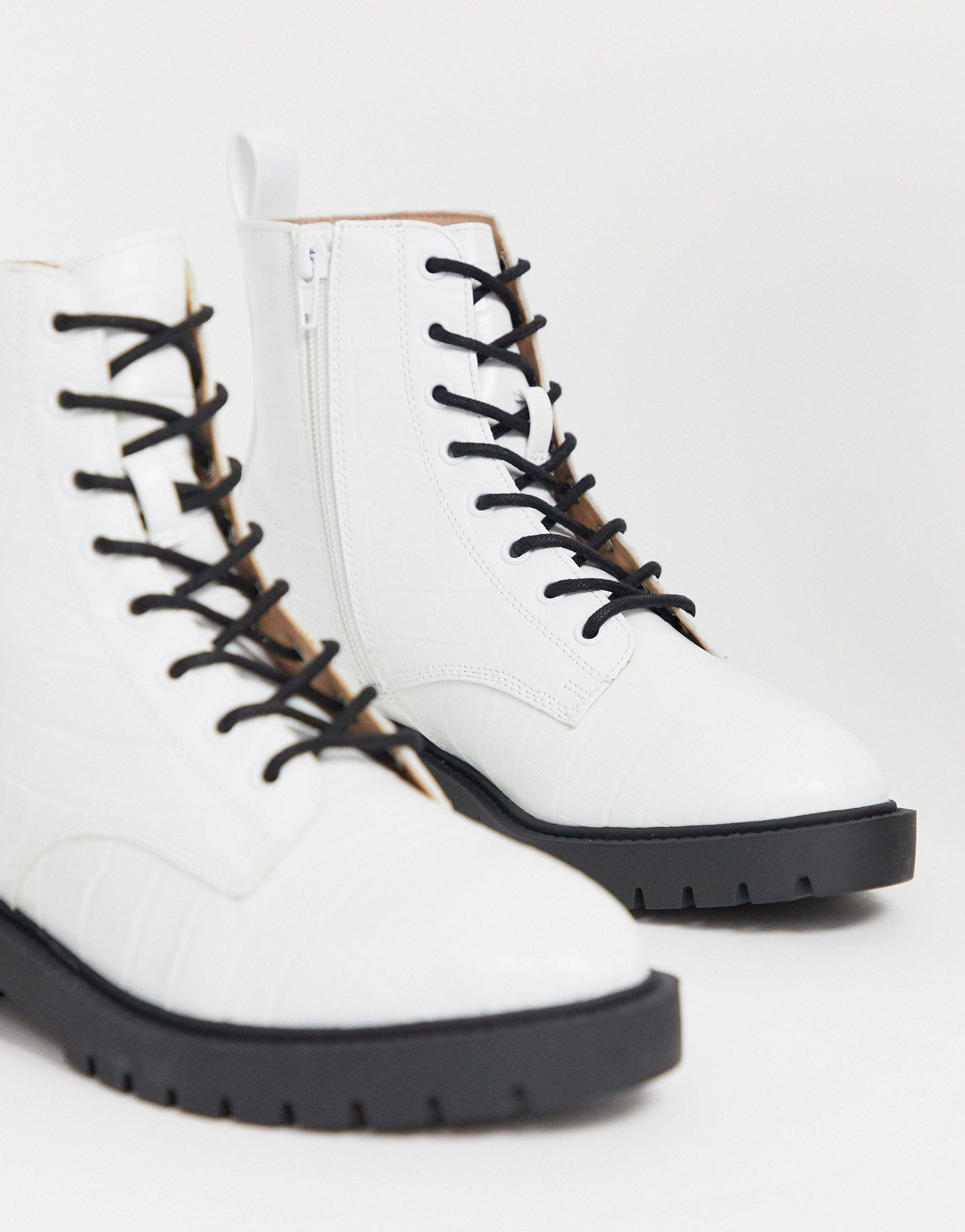 new look white boots