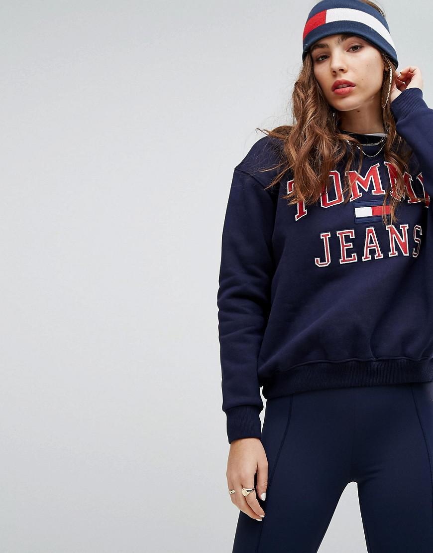 Tommy Jeans Blue Sweatshirt Store - anuariocidob.org 1689935508