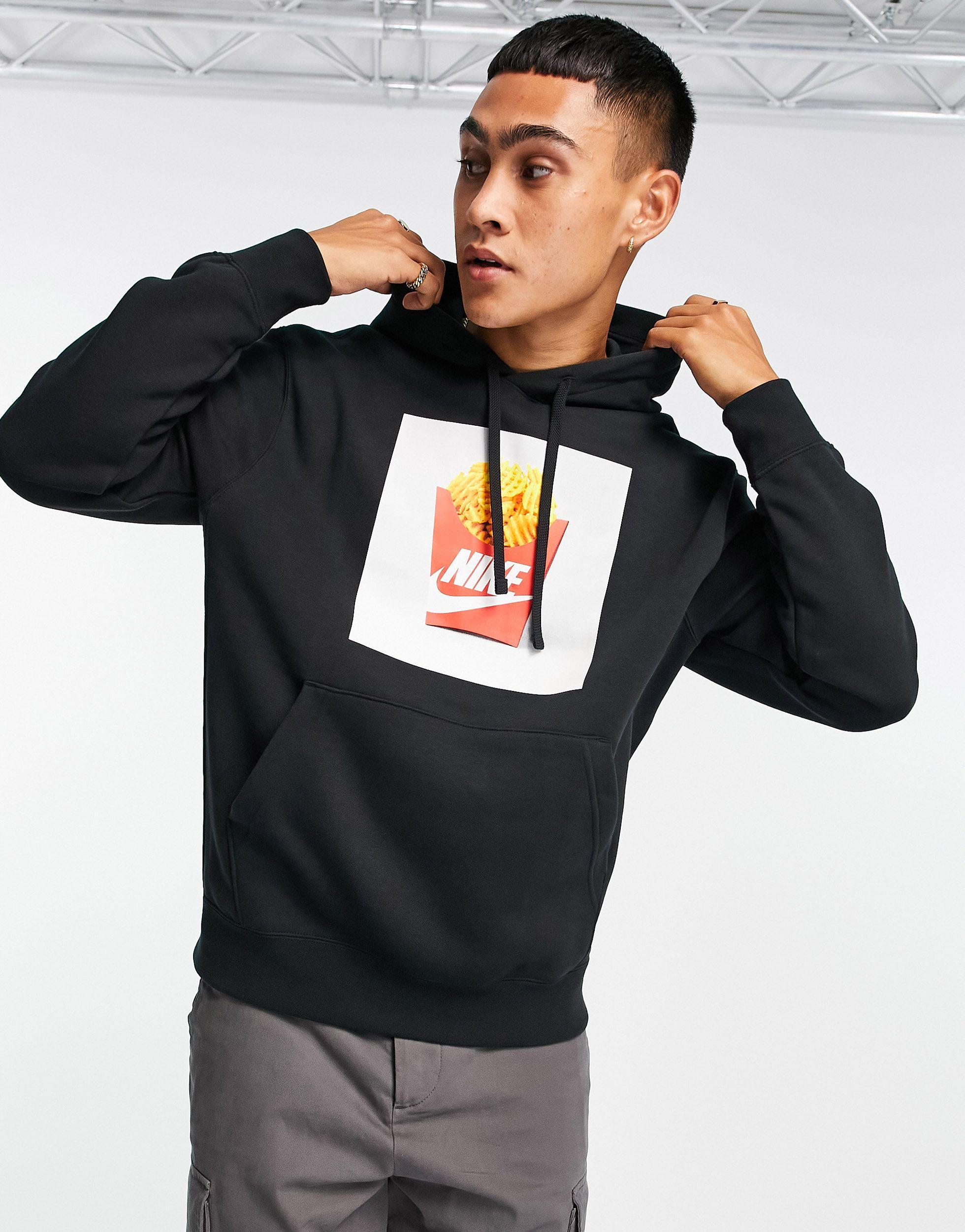 Nike Sole Food Futura Graphic Print Fleece Hoodie in Black for Men Lyst
