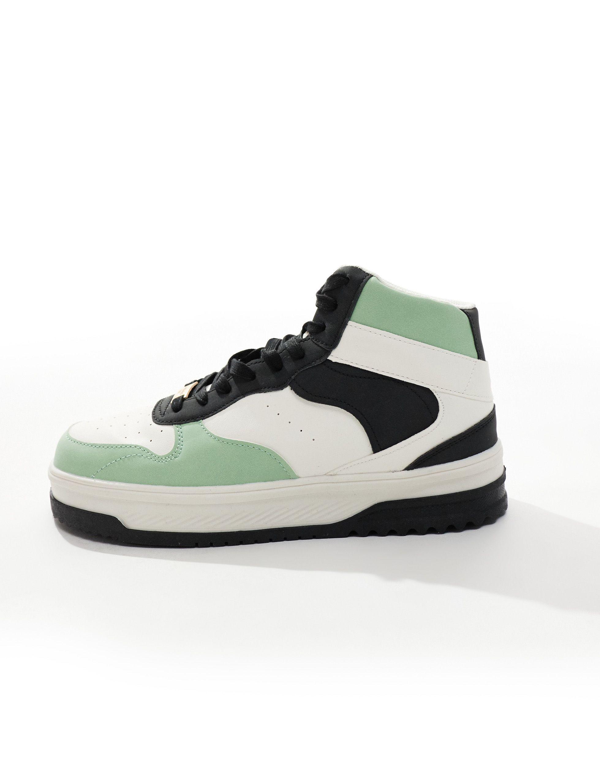 Bershka high top sneakers clearance