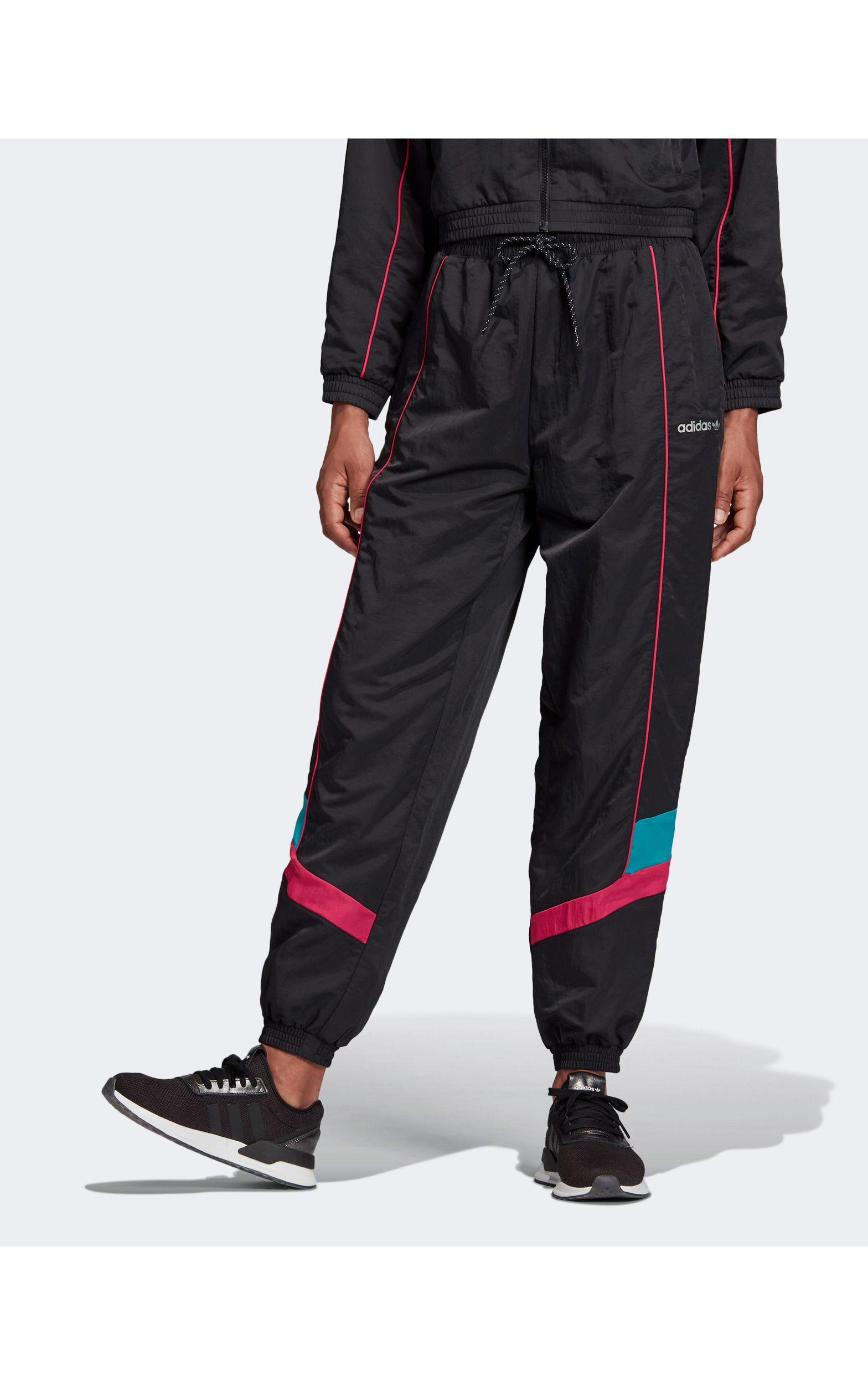 Pantaloni tecnici multitasche neri con trifoglio di adidas Originals in  Nero | Lyst