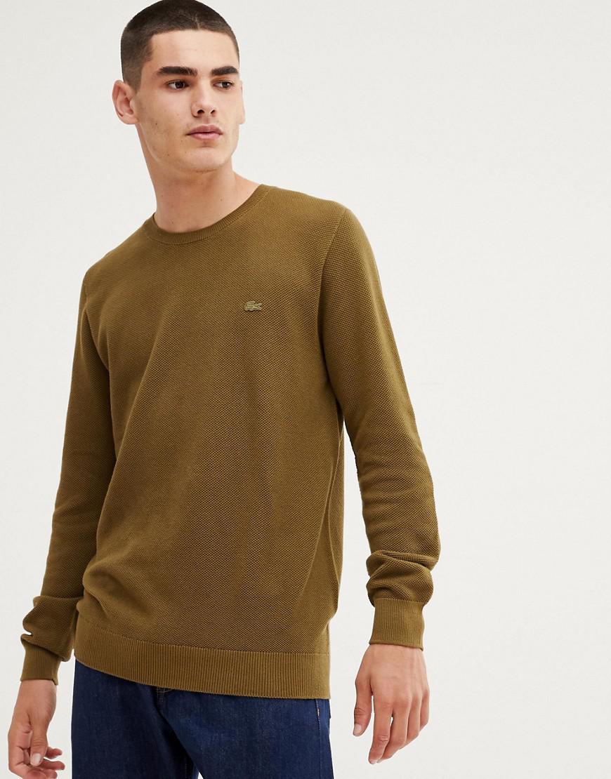 lacoste lambswool jumper