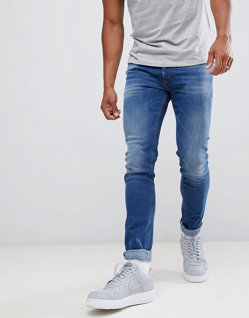DIESEL Denim Sleenker Skinny Fit Jeans In 084yk in Blue for Men | Lyst
