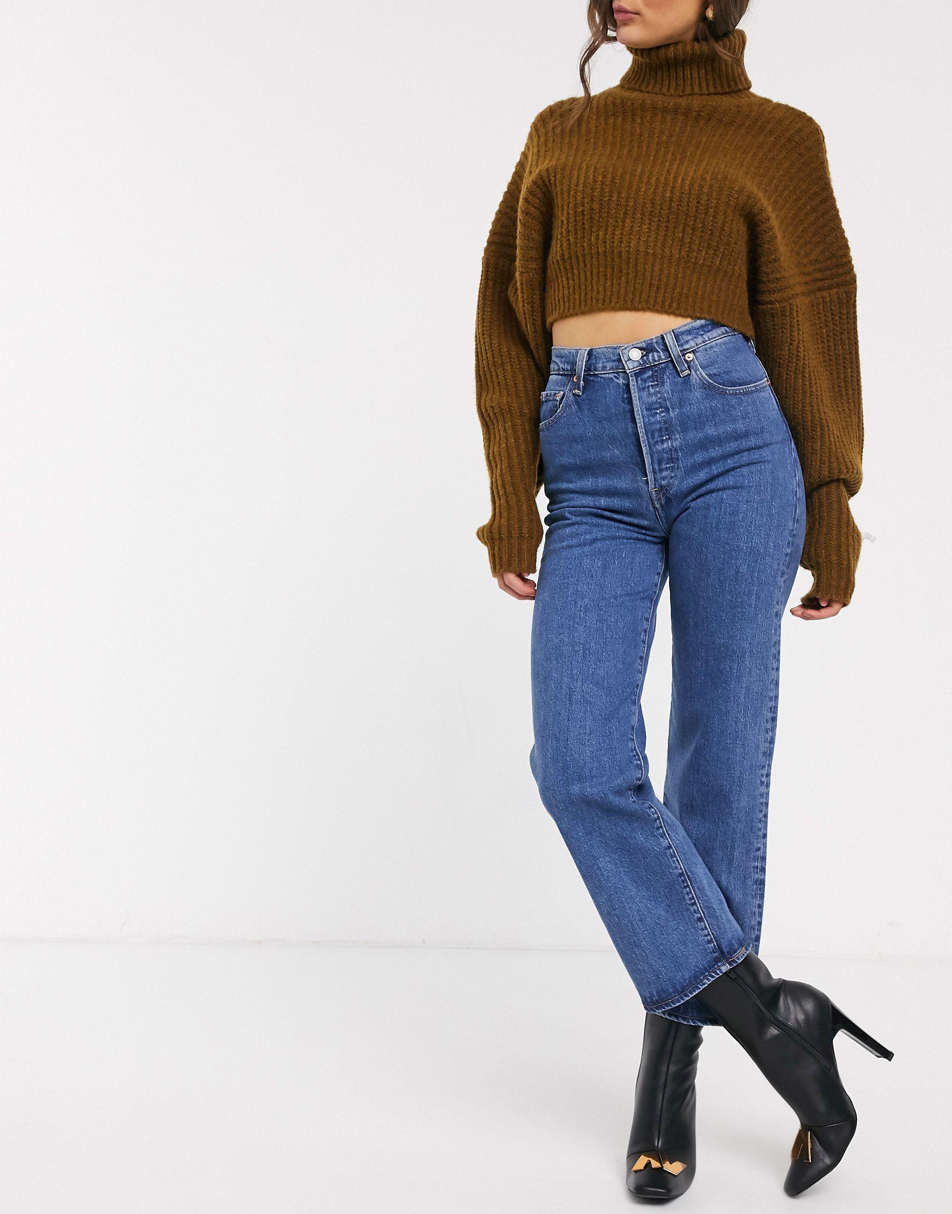 Levi's Denim Ribcage Straight Leg Ankle 