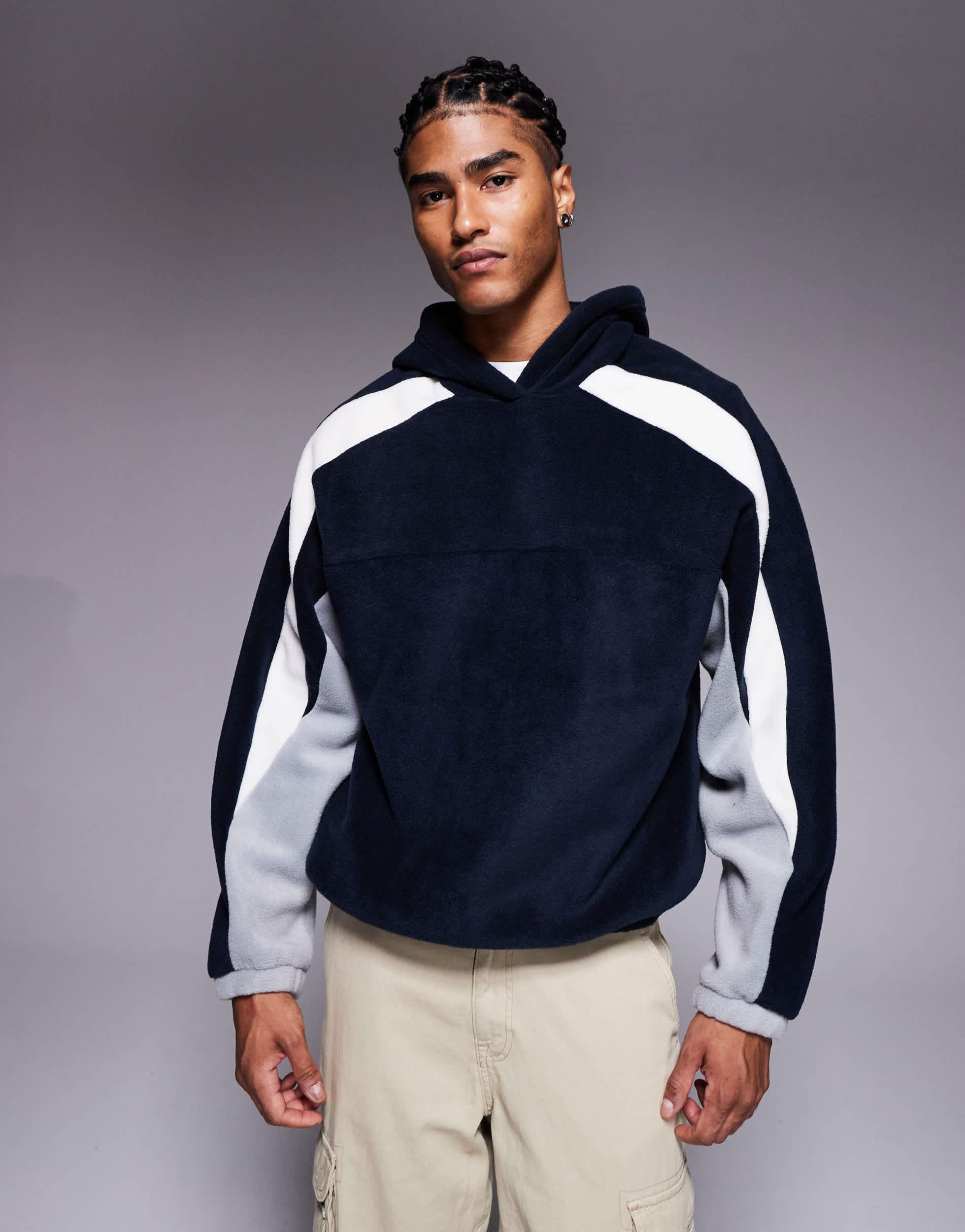 Fleece Asos Oversize Pullover ASOS DESIGN Oversized Quarter Zip