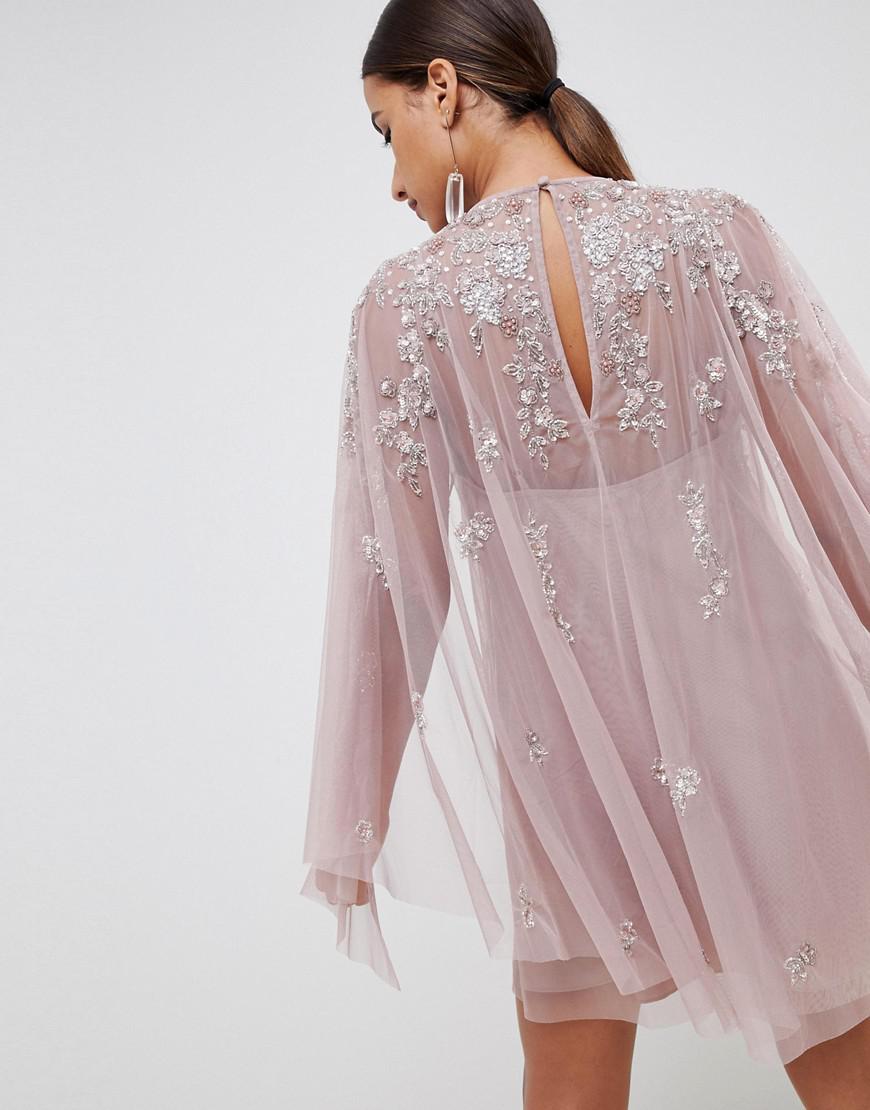 asos heavily embellished dress