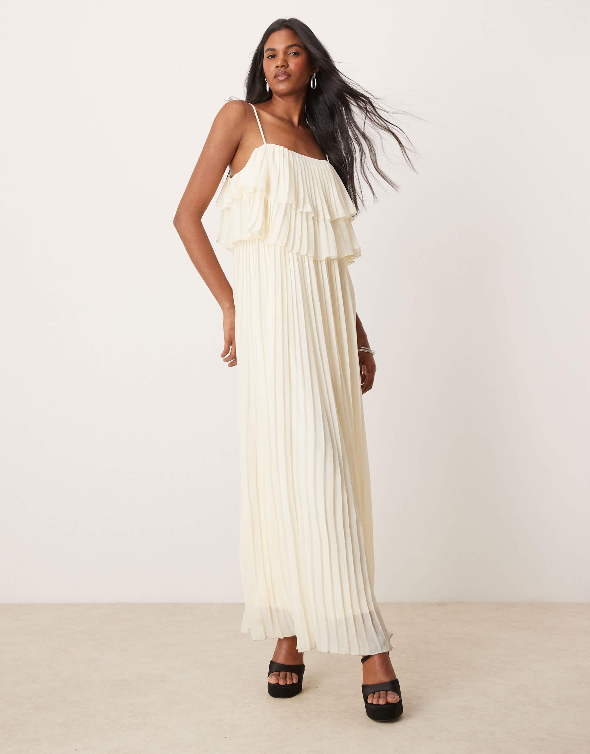 Vila Maxikjole ViKatelyn Halterneck Dress - Grøn - Maxikjoler | Ellos.dk