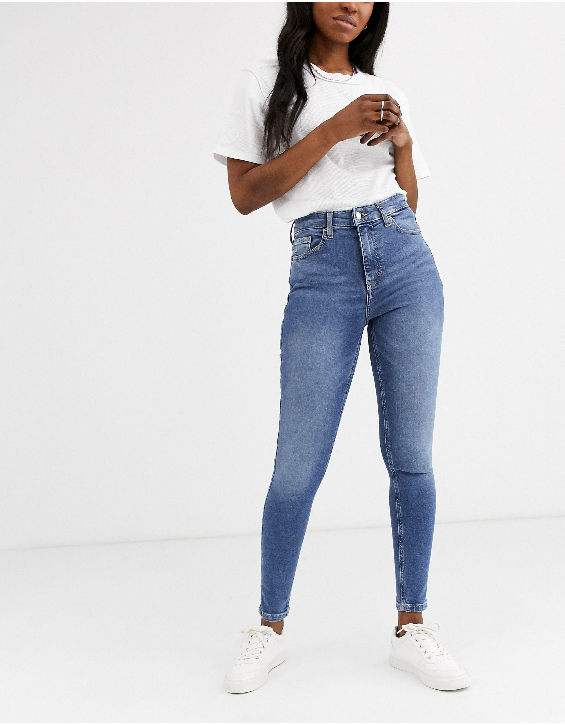 TOPSHOP Jamie Jeans in Blue | Lyst