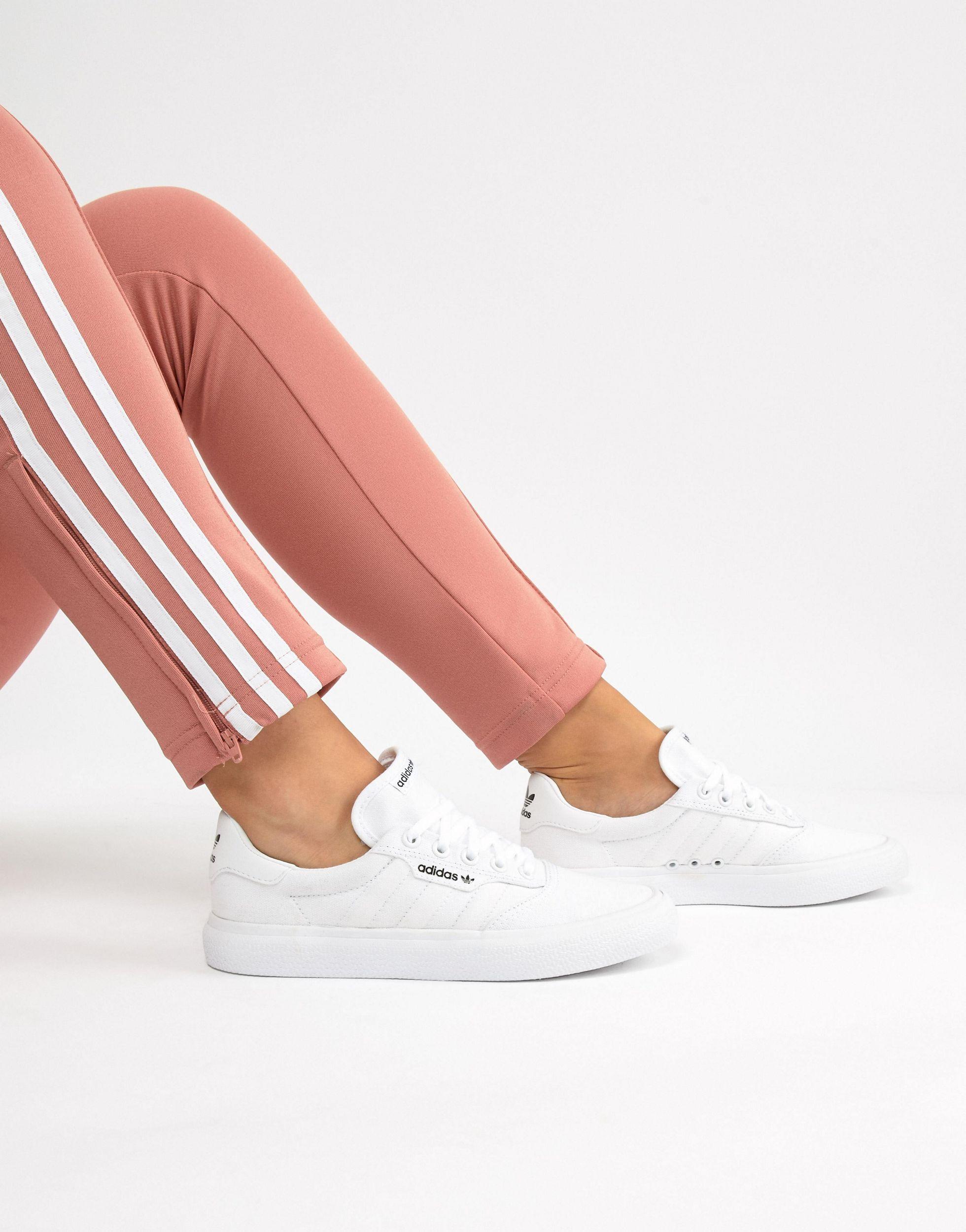 adidas white 3mc sneakers