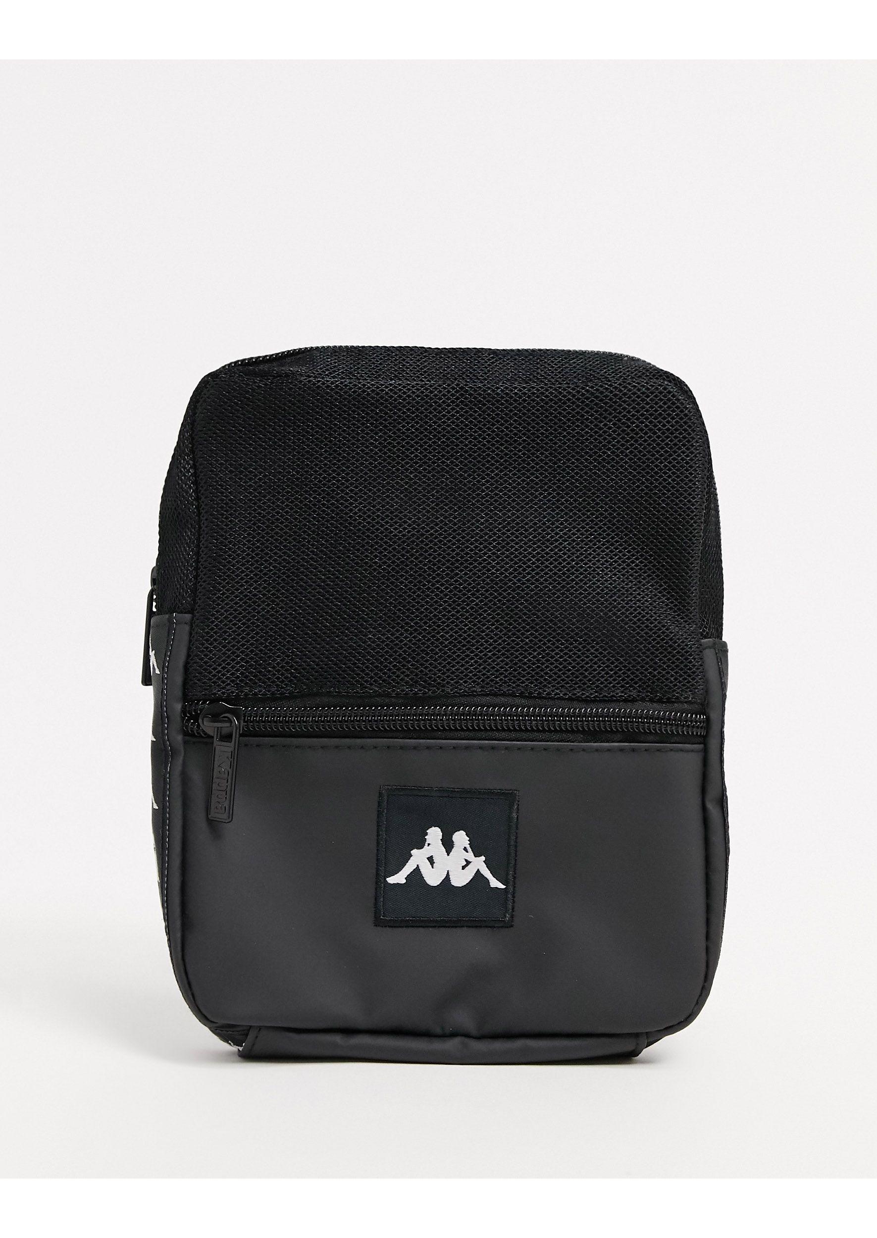 kappa black fanny pack