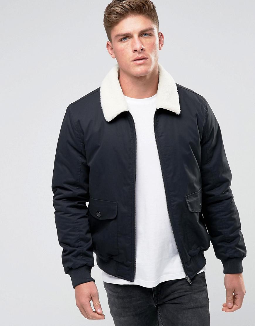 collared harrington jacket