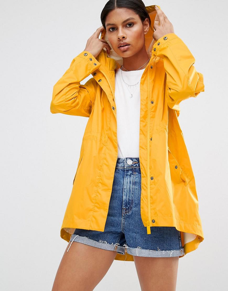 yellow hunter jacket