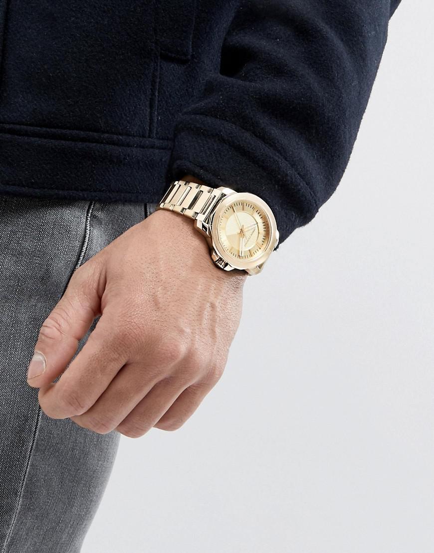 Chronograph Bracelet Watch in Gold 