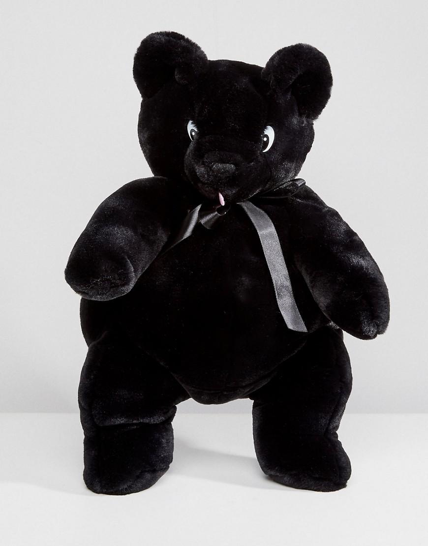 Black Fleece Bear Bag – Lazy Oaf
