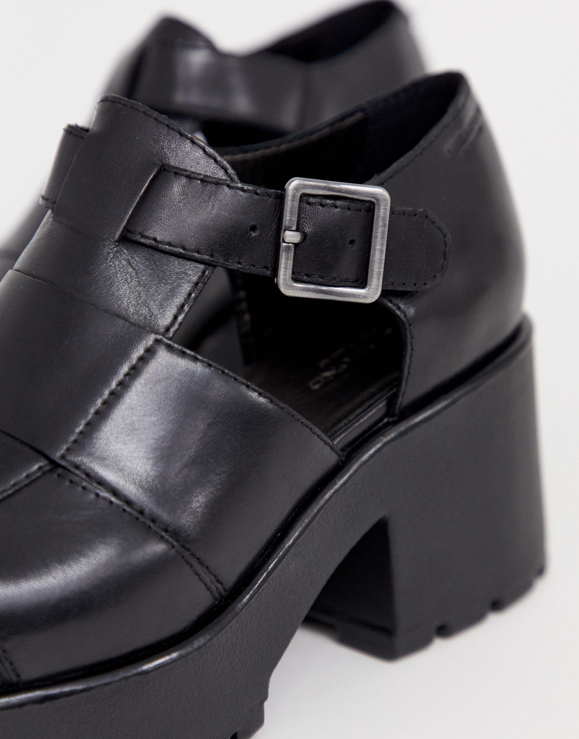 Dioon - Chaussures en cuir à talon épais Vagabond Shoemakers en coloris Noir  | Lyst