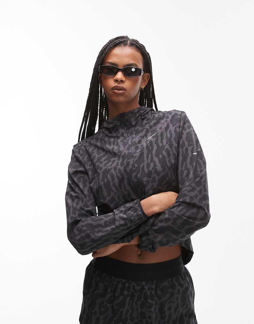 leopard print nike jacket